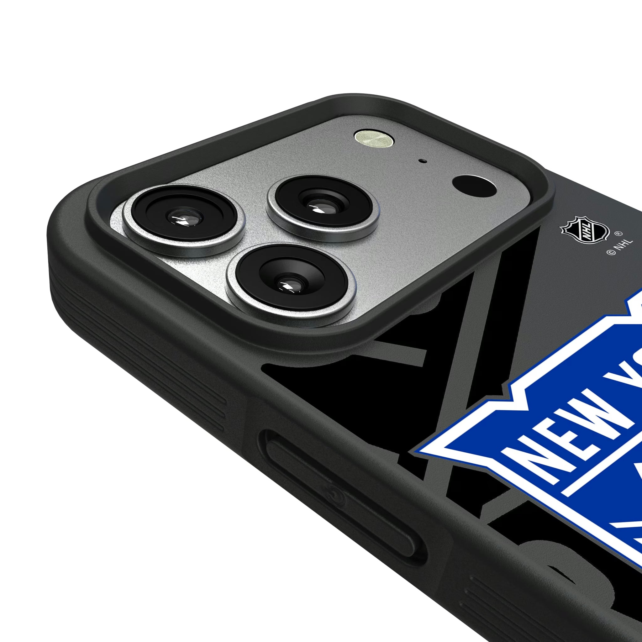 New York Rangers Monocolor Tilt iPhone Bump Phone Case for Apple iPhone - Detail#Device_iPhone 17 Pro