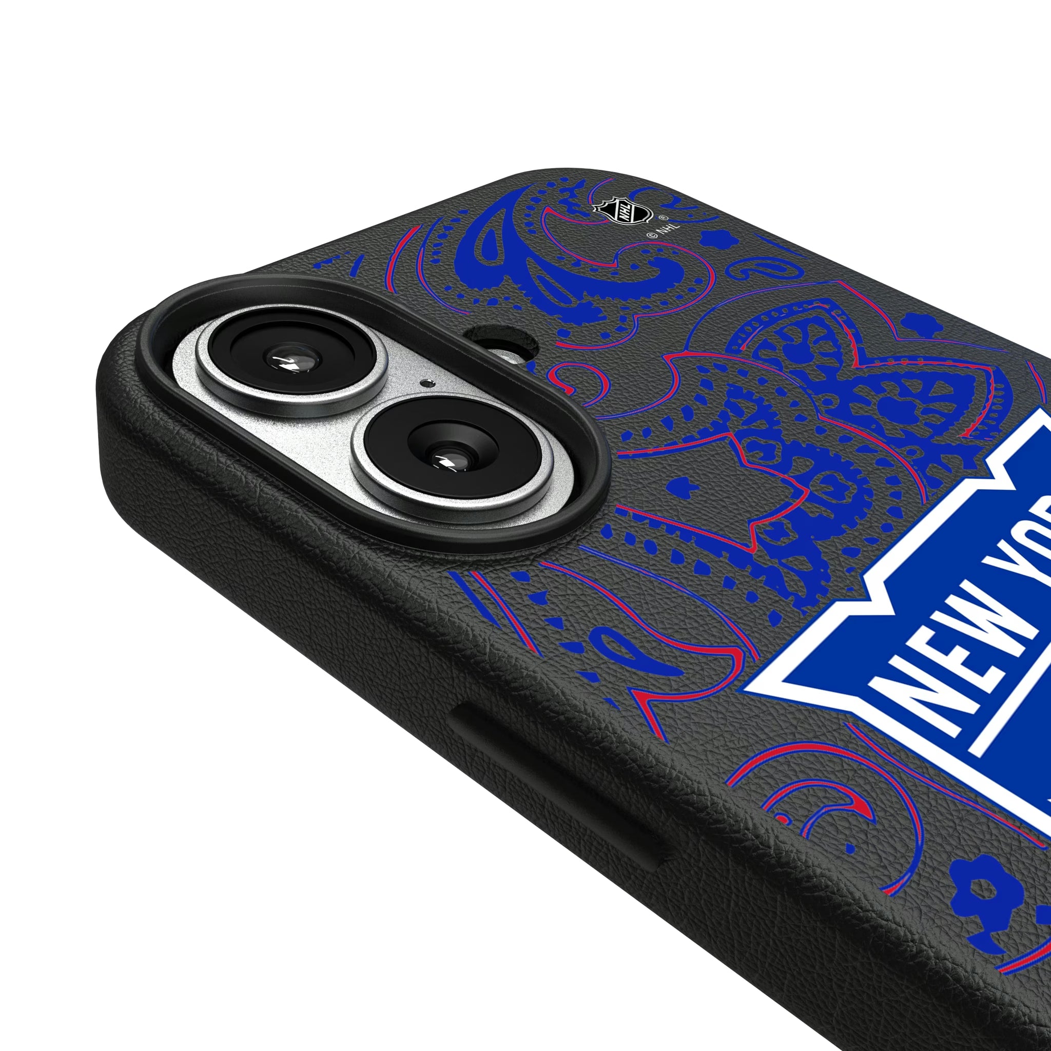 New York Rangers Paisley iPhone MagSafe Compatible Phone Case for Apple iPhone - Detail#Device_iPhone 17