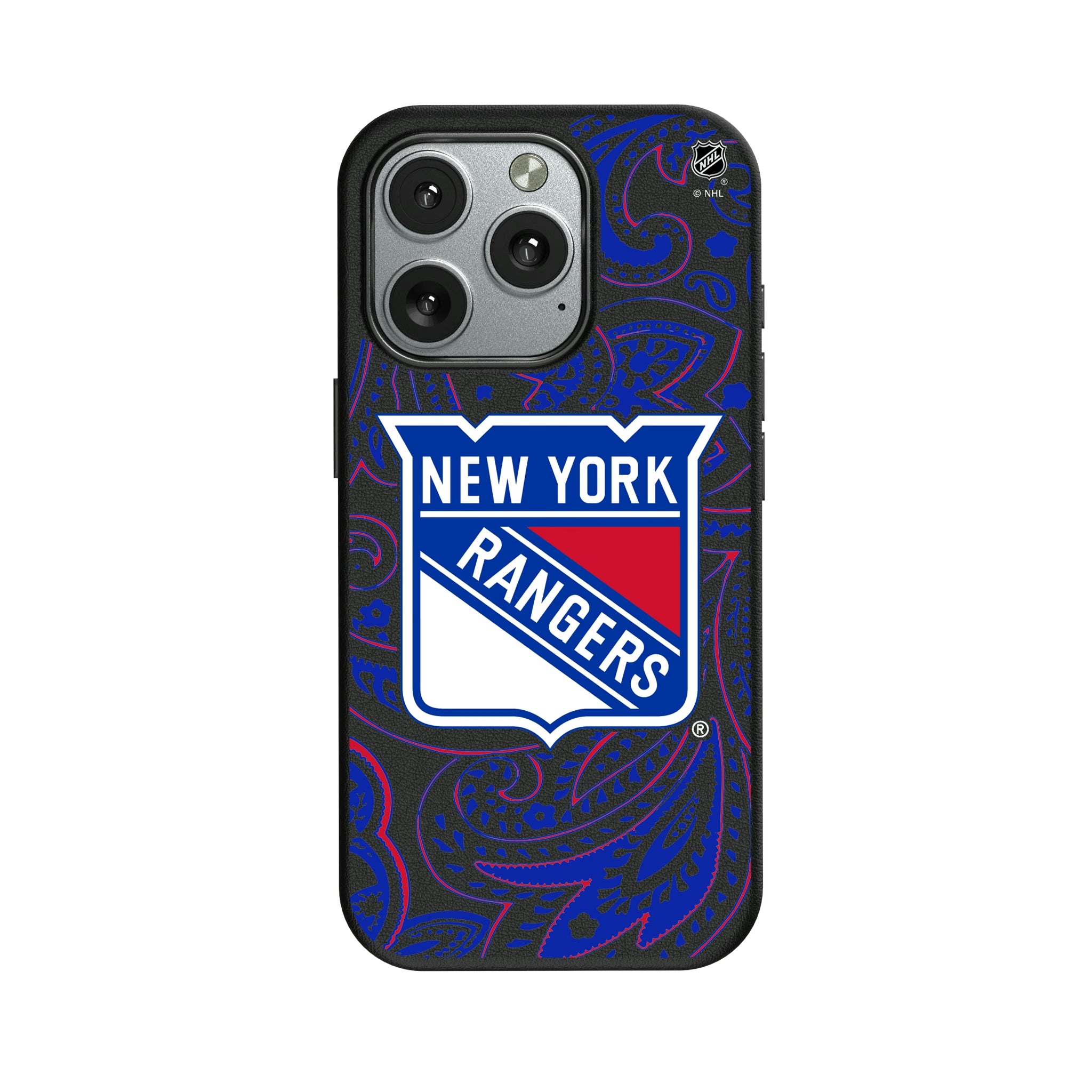 New York Rangers Paisley iPhone MagSafe Compatible Phone Case for Apple iPhone