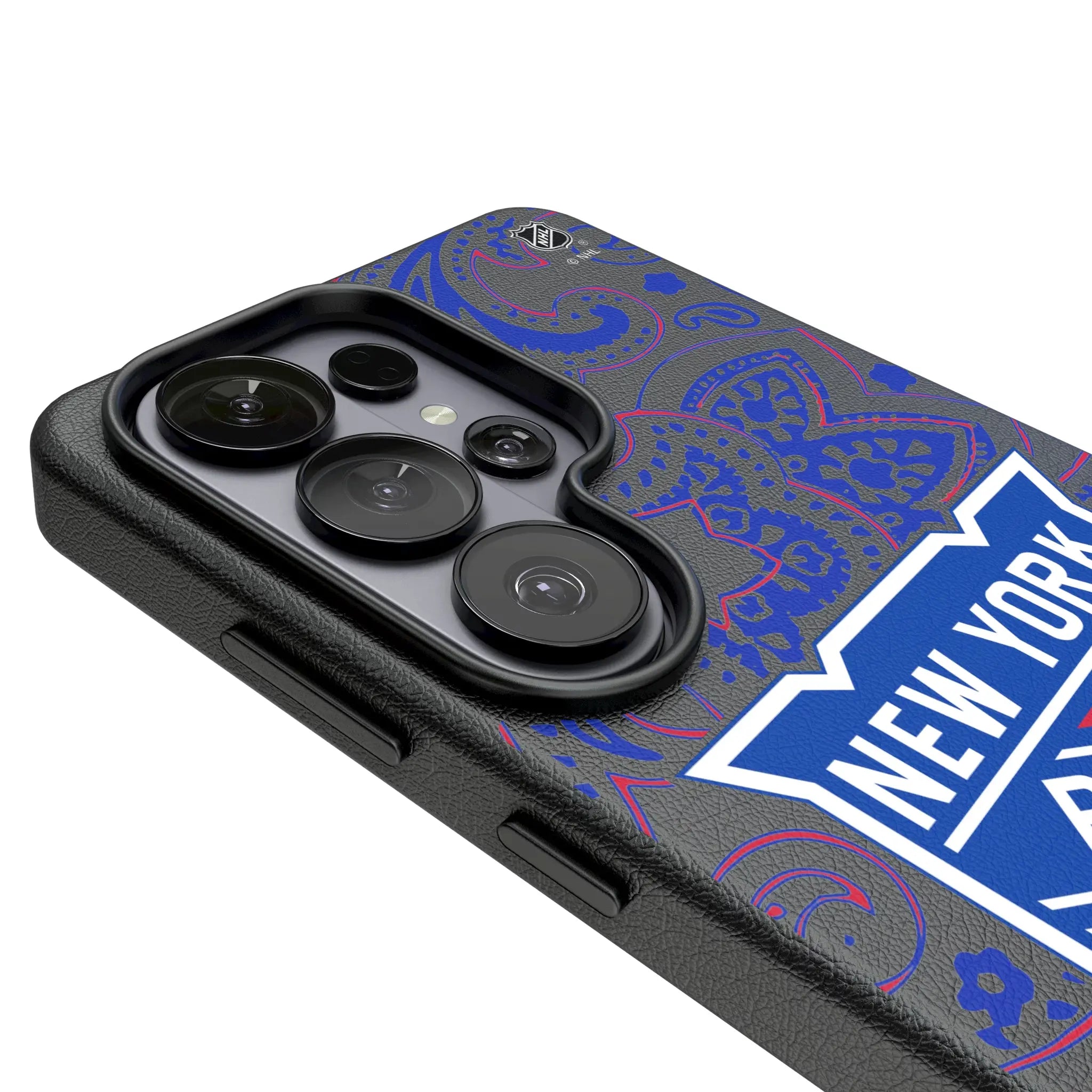 New York Rangers Paisley Galaxy MagSafe Compatible Phone Case for Samsung Galaxy - Detail#Device_Galaxy S26 Ultra
