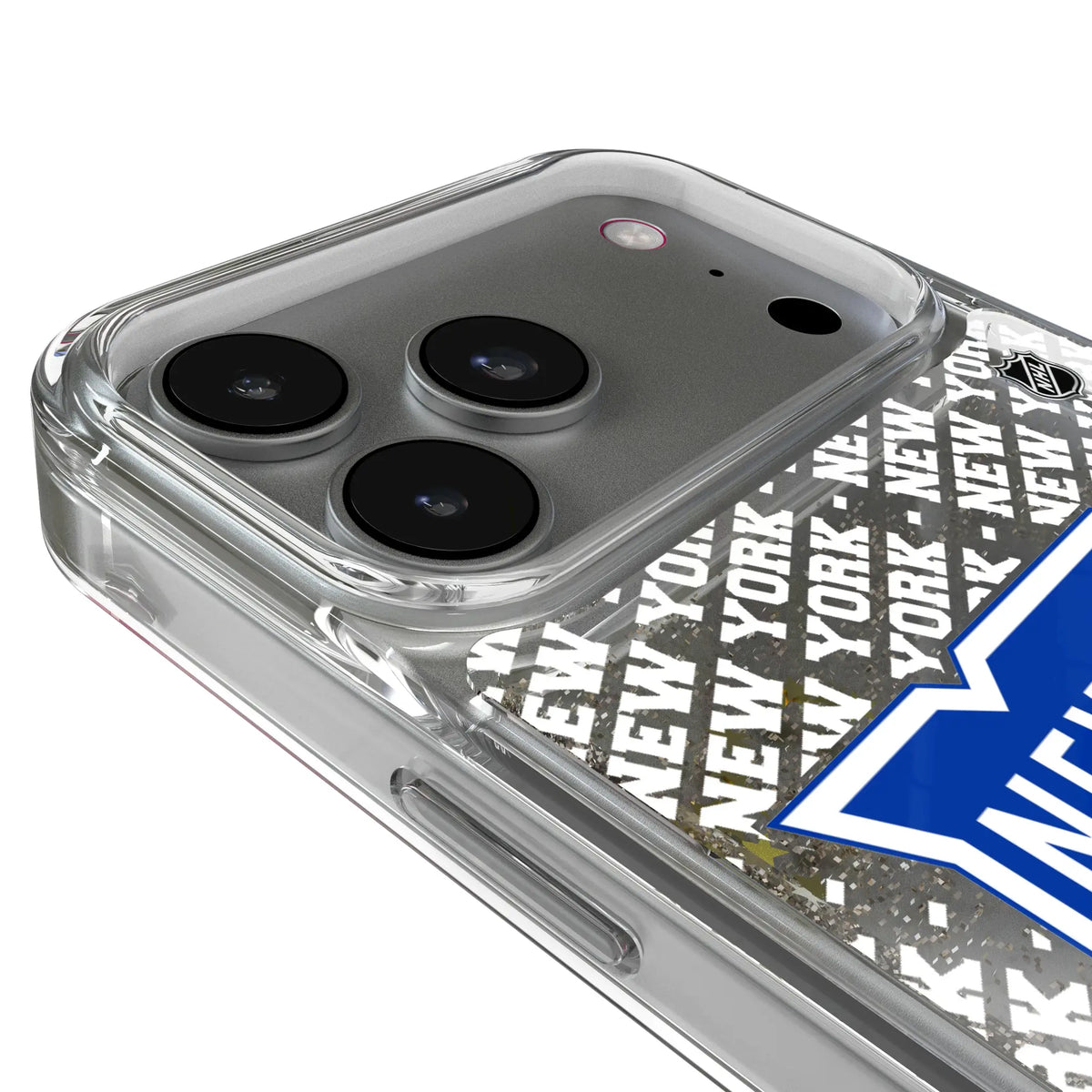 New York Rangers Personalized EndZone Plus iPhone Glitter Phone Case for Apple iPhone - Detail#Device_iPhone 17 Pro Max