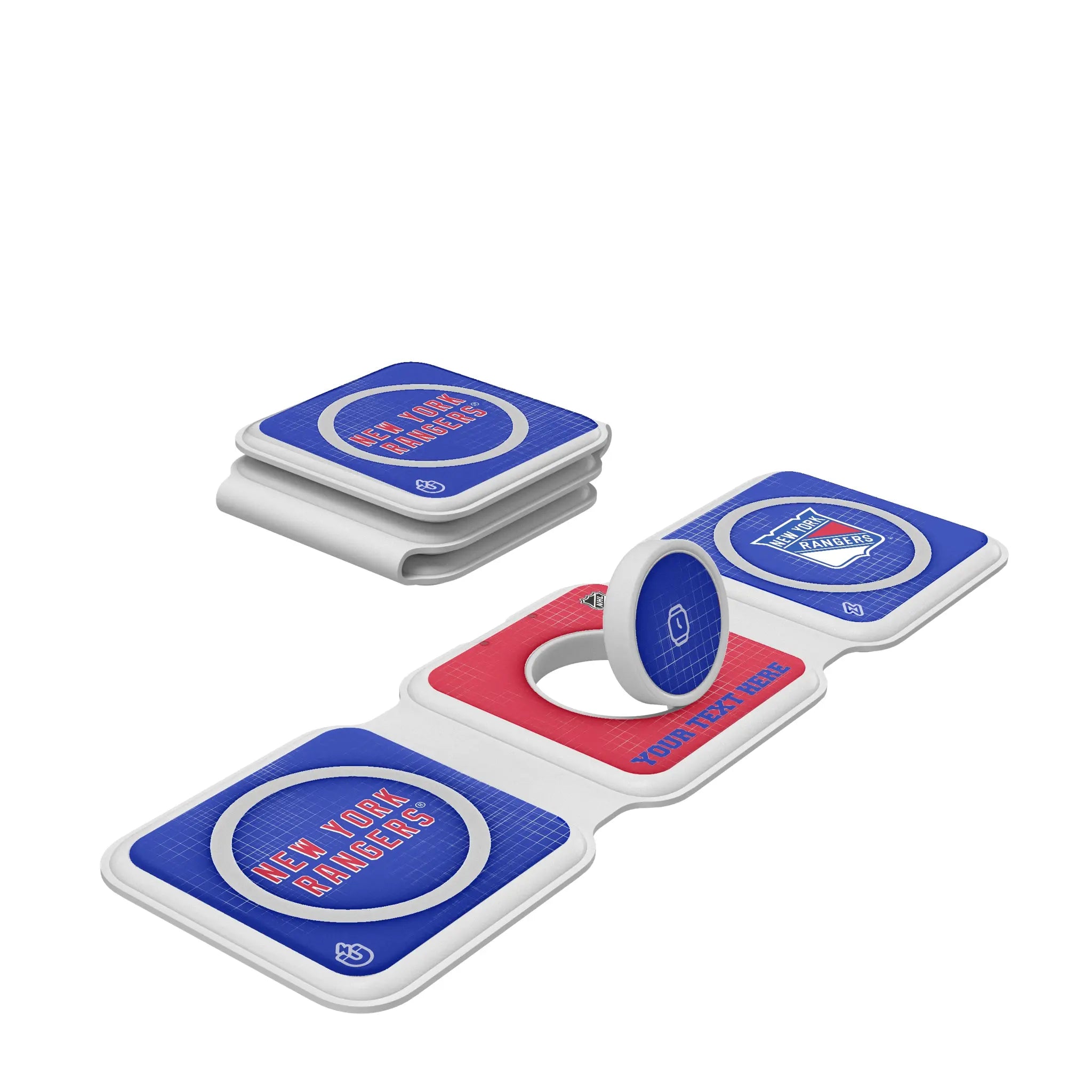 New York Rangers Personalized Hatch Foldable 3 in 1 Charger