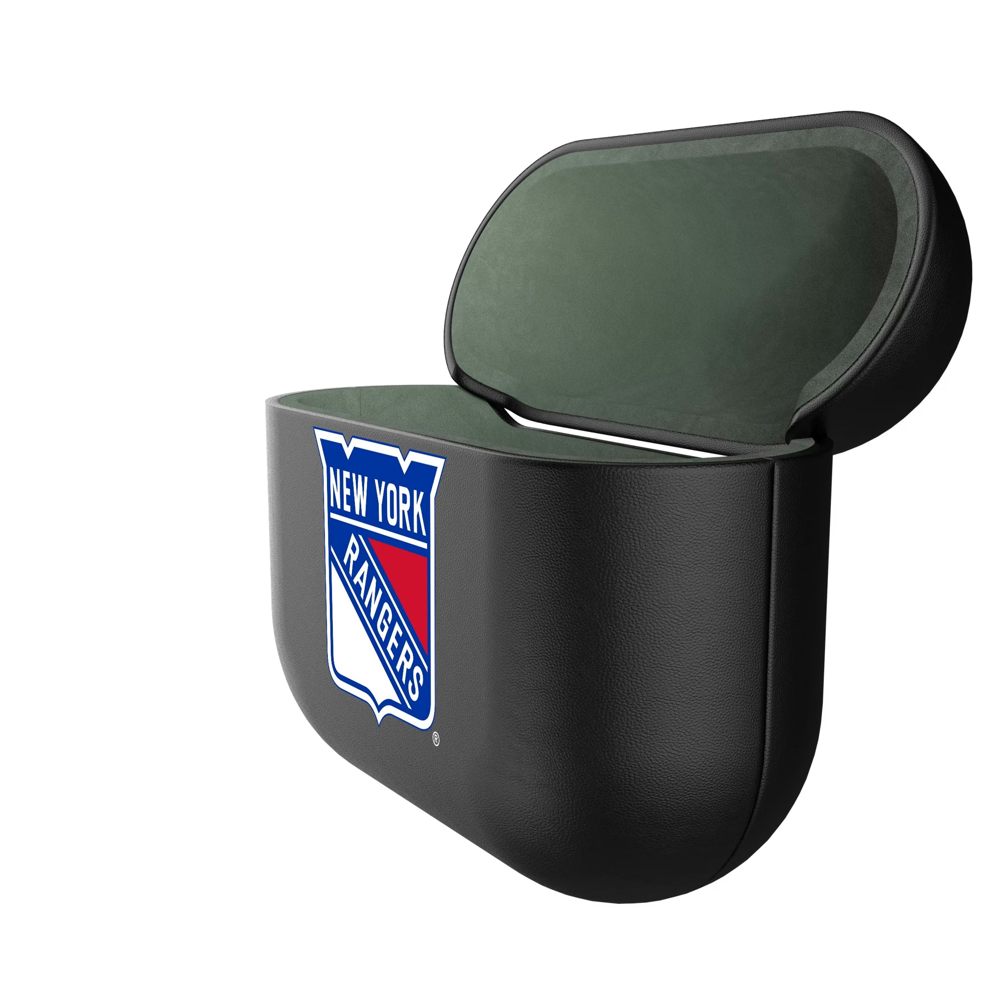 New York Rangers Personalized Insignia AirPods AirPod Case Cover - Isometric View#Device_AirPods 3rd Gen