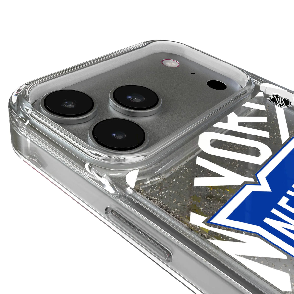 New York Rangers Personalized Tilt iPhone Glitter Phone Case for Apple iPhone - Detail#Device_iPhone 17 Pro Max