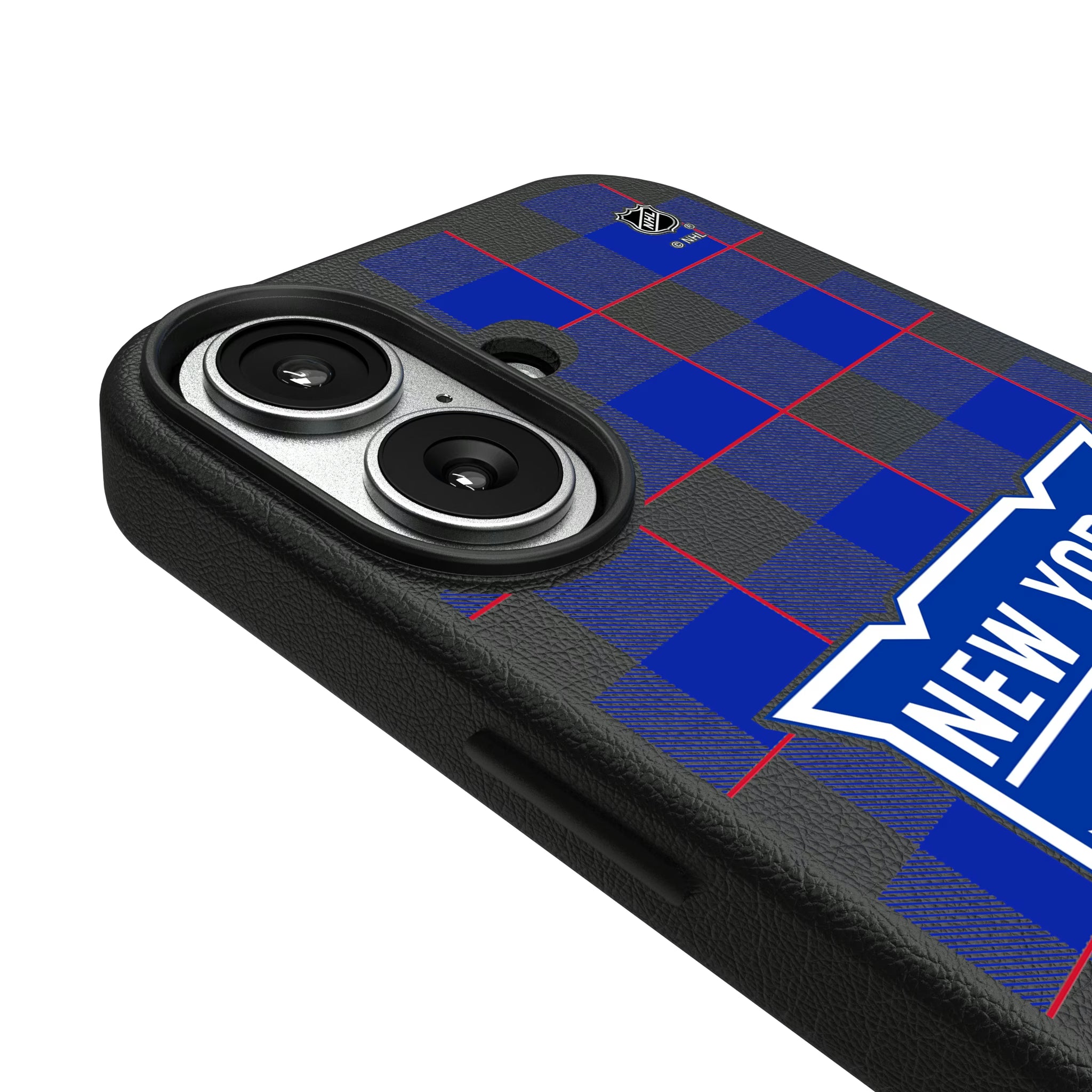 New York Rangers Plaid iPhone MagSafe Compatible Phone Case for Apple iPhone - Detail#Device_iPhone 17