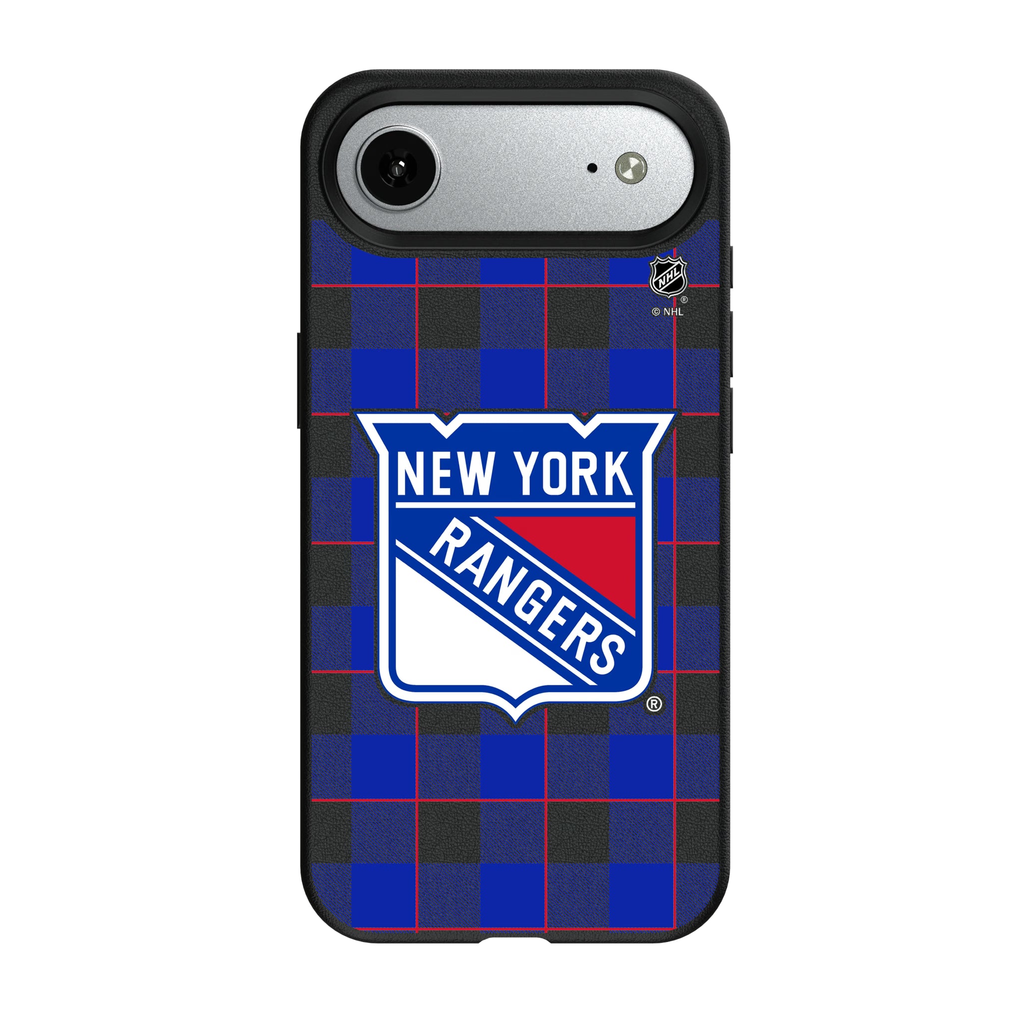 New York Rangers Plaid iPhone MagSafe Compatible Phone Case for Apple iPhone#Device_iPhone Air