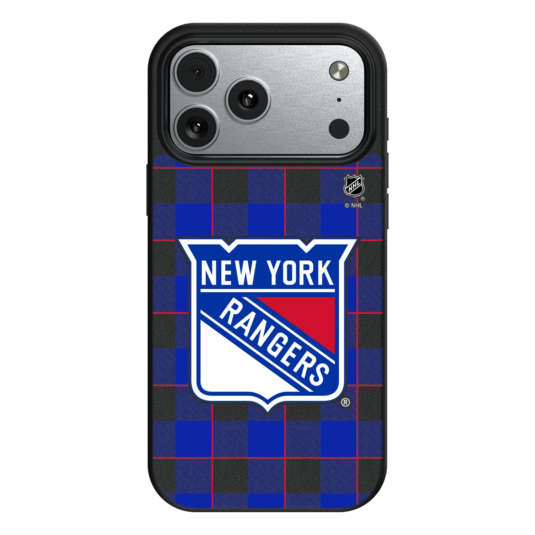 New York Rangers Plaid iPhone MagSafe Compatible Phone Case for Apple iPhone#Device_iPhone 17 Pro Max