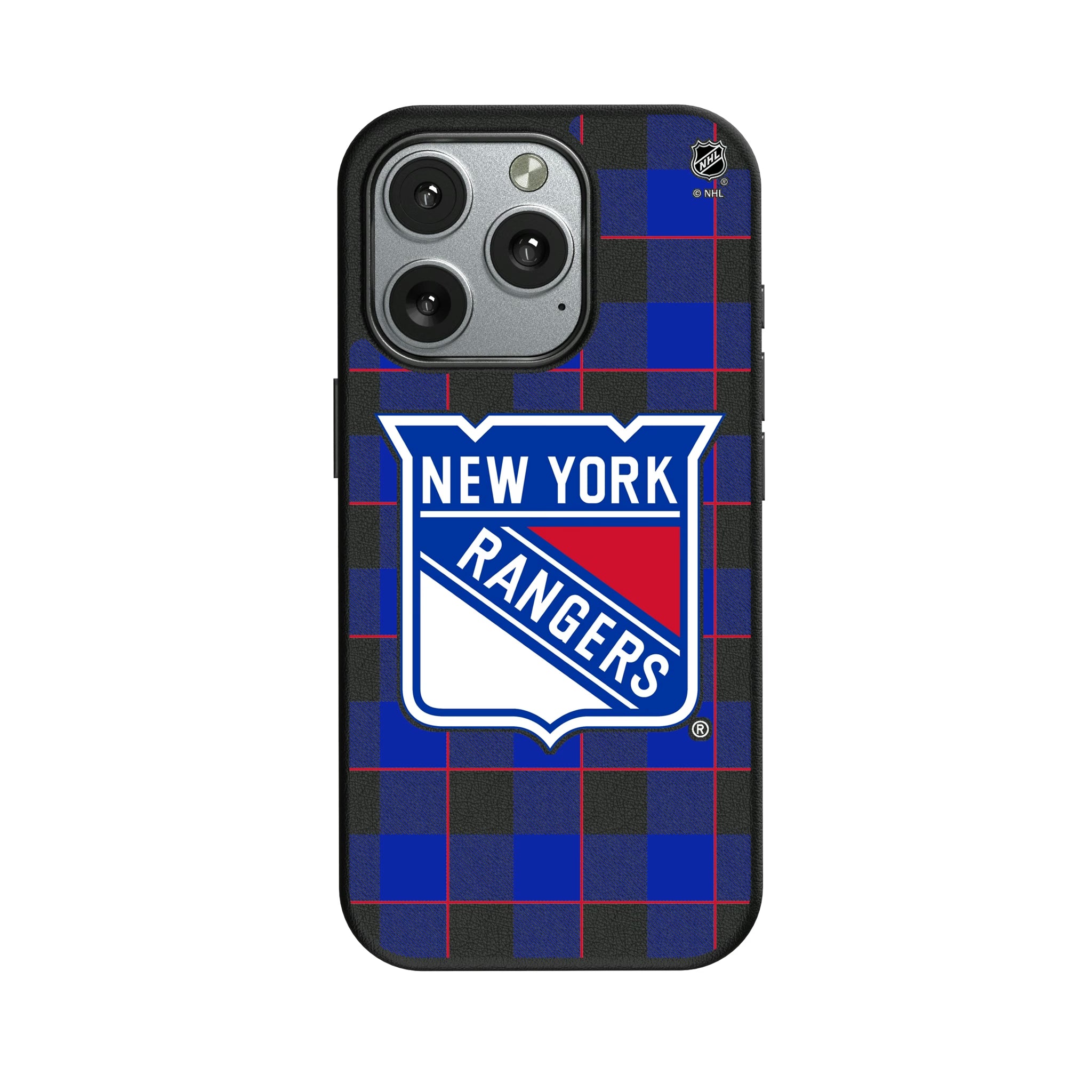 New York Rangers Plaid iPhone MagSafe Compatible Phone Case for Apple iPhone