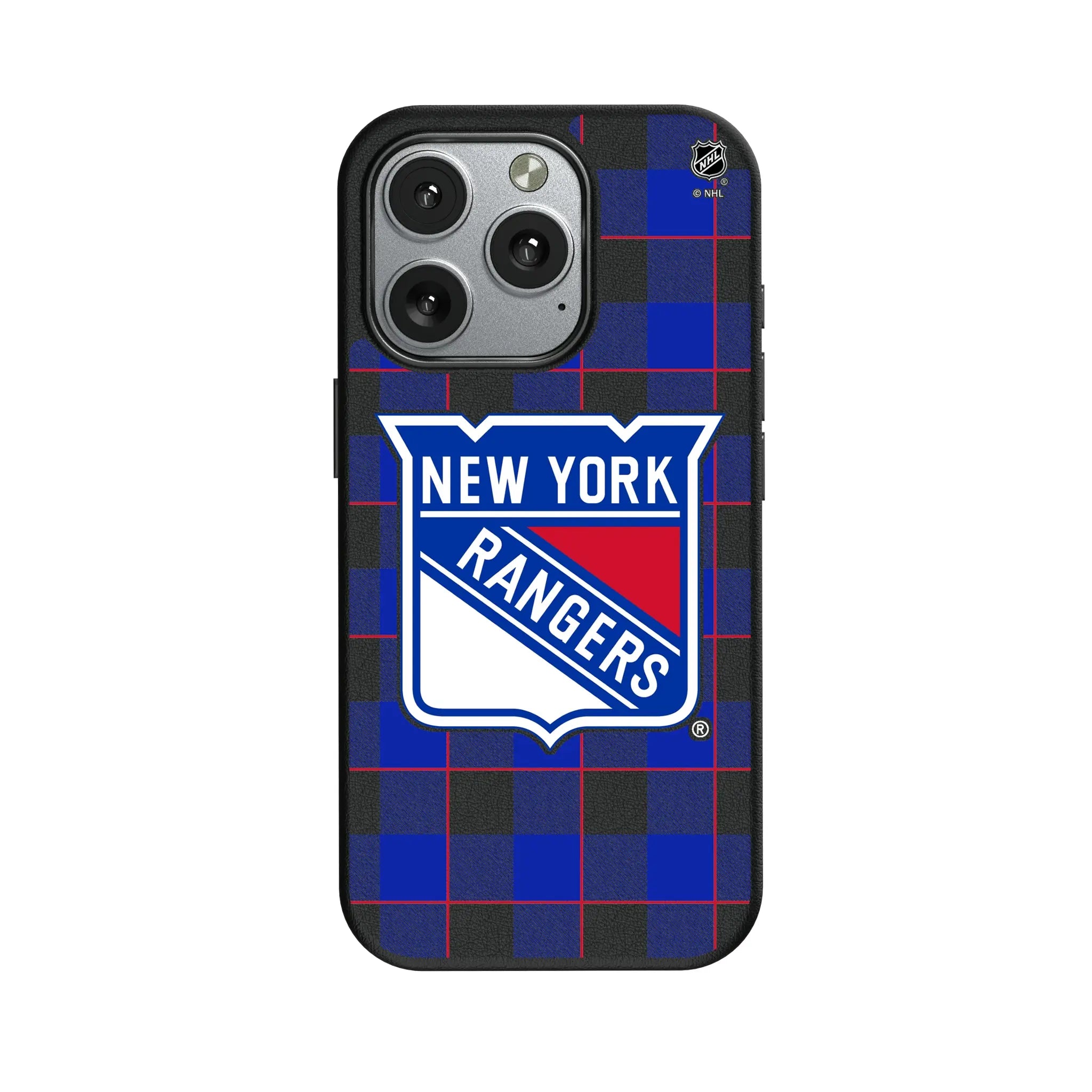 New York Rangers Plaid iPhone MagSafe Compatible Phone Case for Apple iPhone