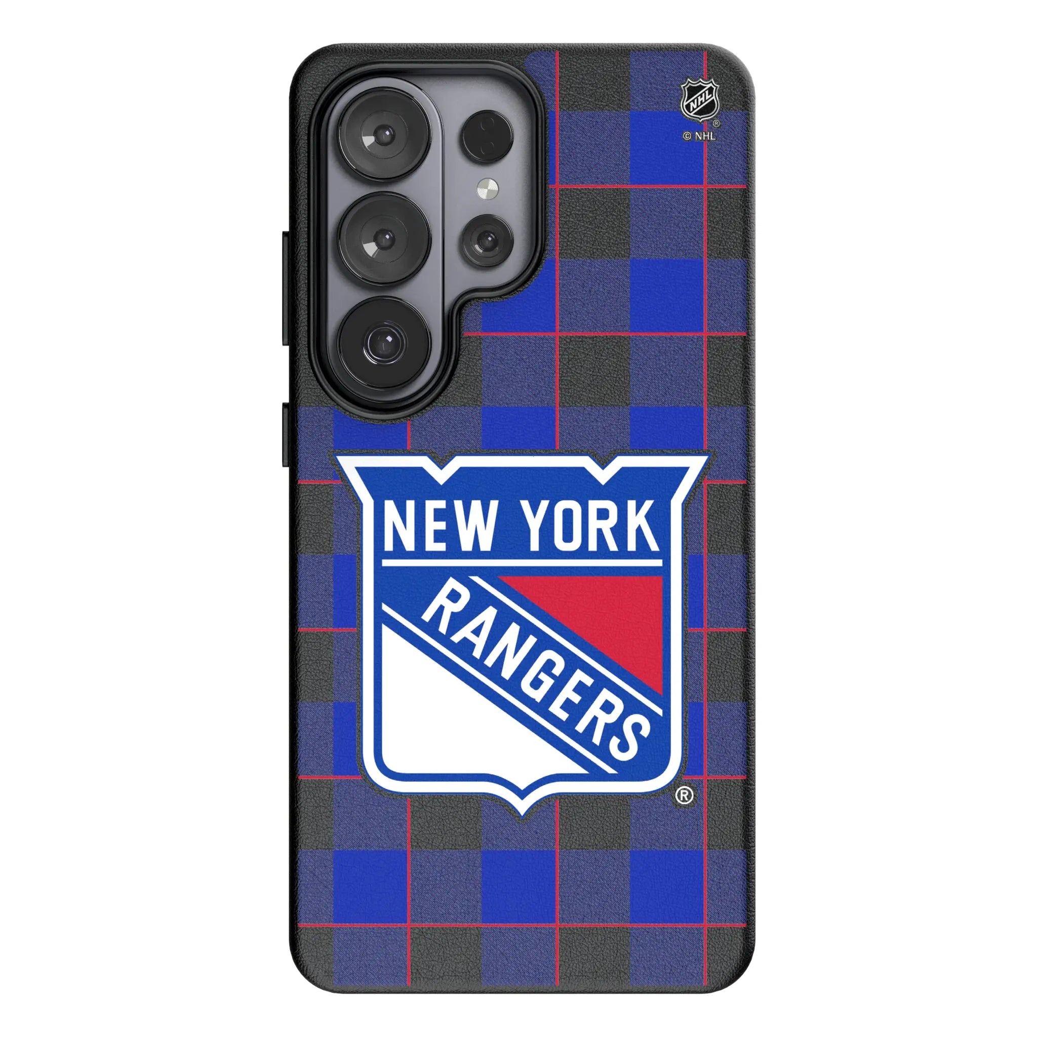 New York Rangers Plaid Galaxy MagSafe Compatible Phone Case for Samsung Galaxy#Device_Galaxy S26 Ultra