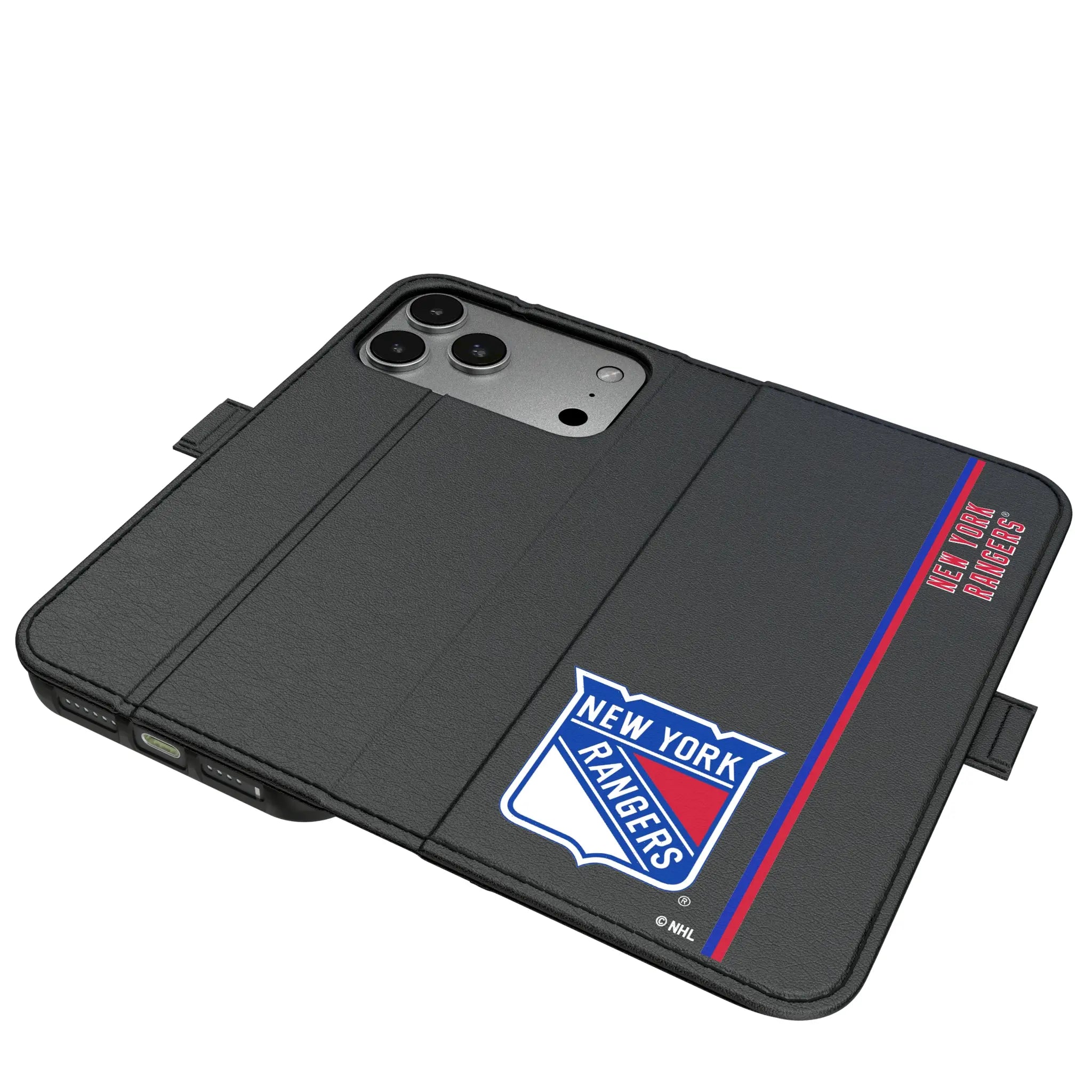 New York Rangers Sidebar iPhone Folio Phone Case for Apple iPhone#Device_iPhone 17 Pro Max