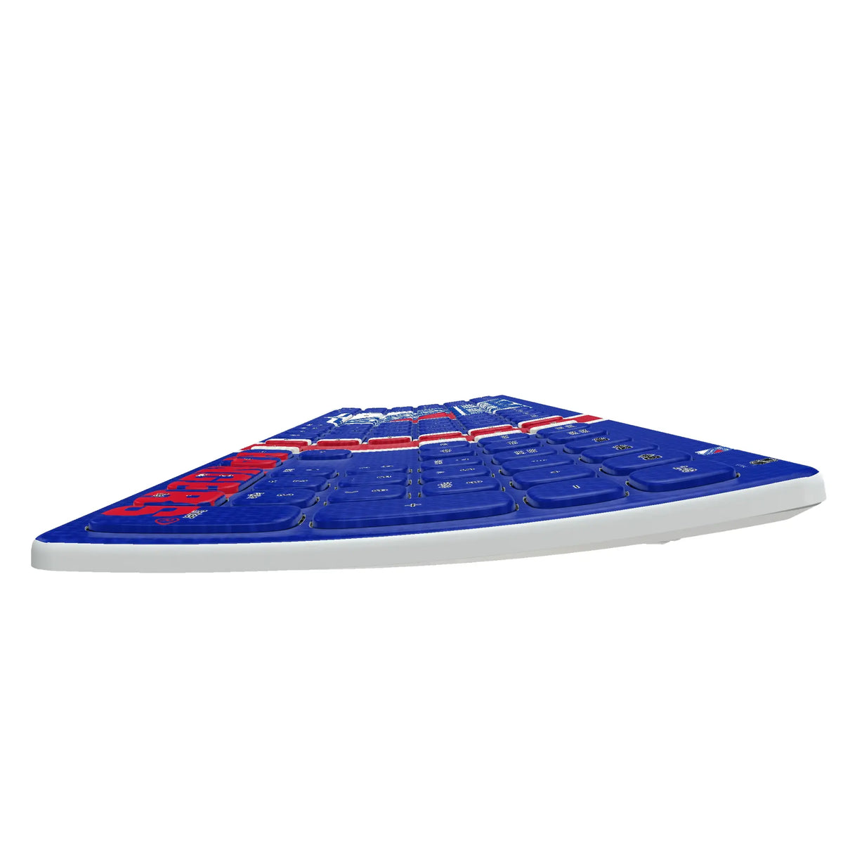 New York Rangers Stripe KKB605 Curved Wireless Keyboard