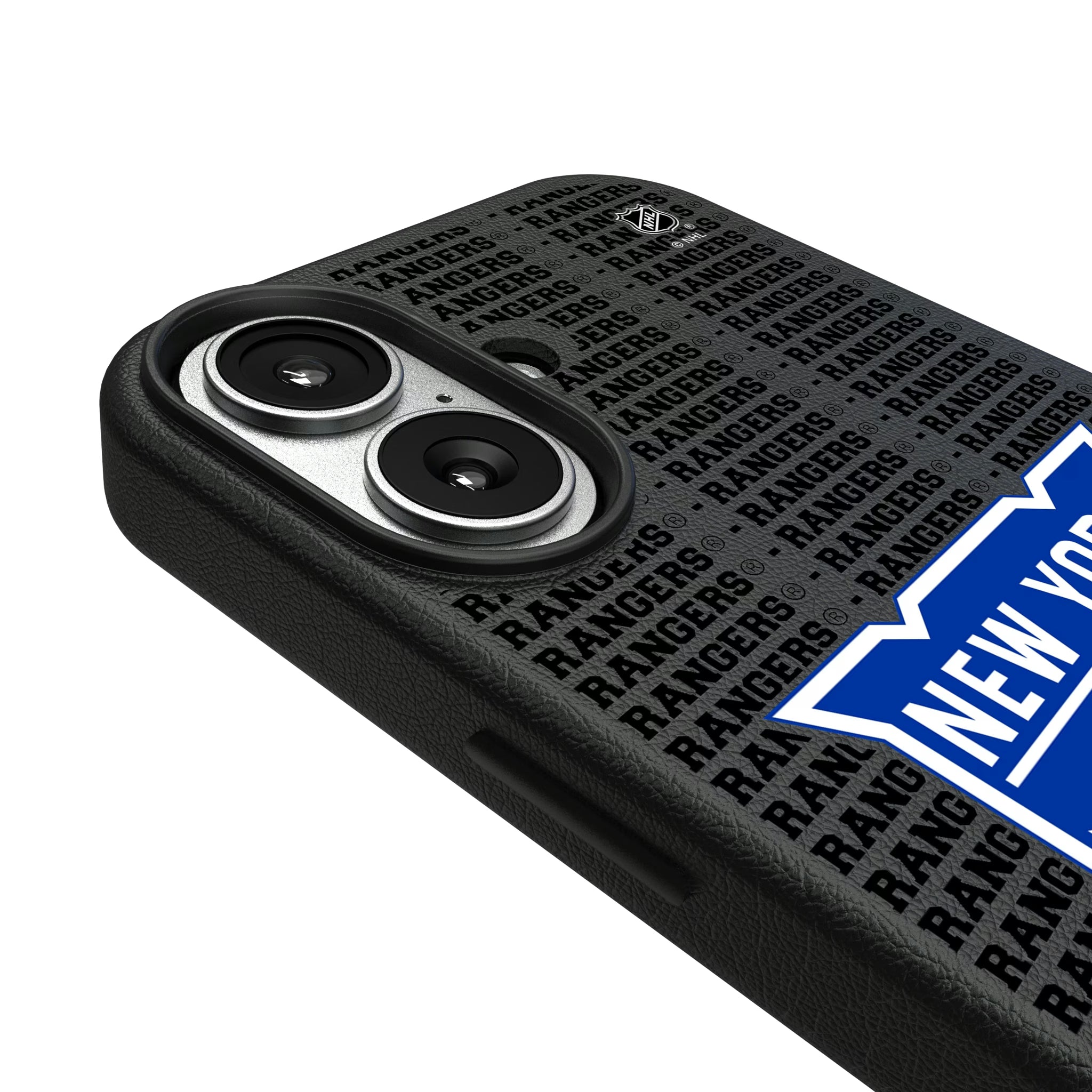 New York Rangers Text Backdrop iPhone MagSafe Compatible Phone Case for Apple iPhone - Detail#Device_iPhone 17