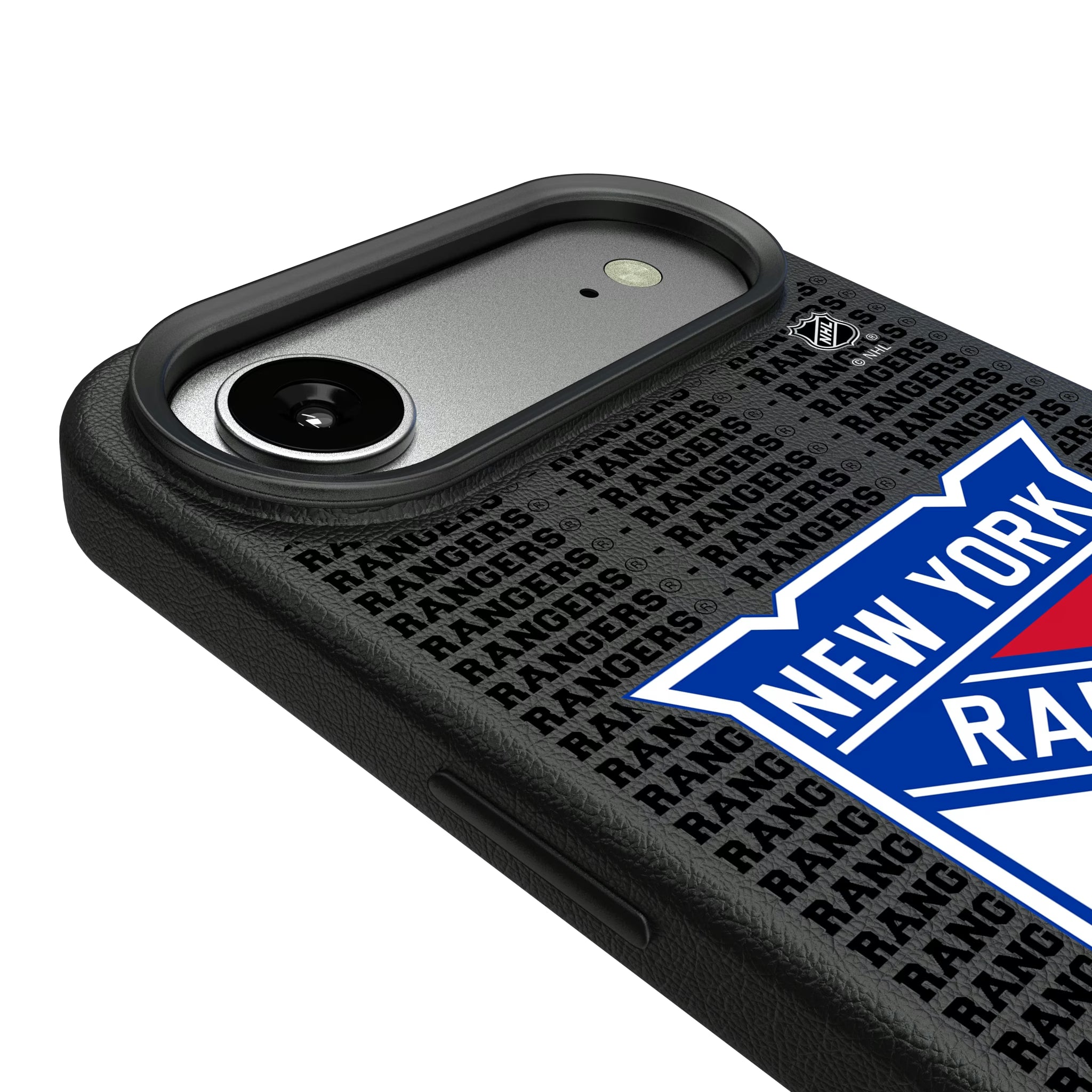 New York Rangers Text Backdrop iPhone MagSafe Compatible Phone Case for Apple iPhone - Detail#Device_iPhone Air