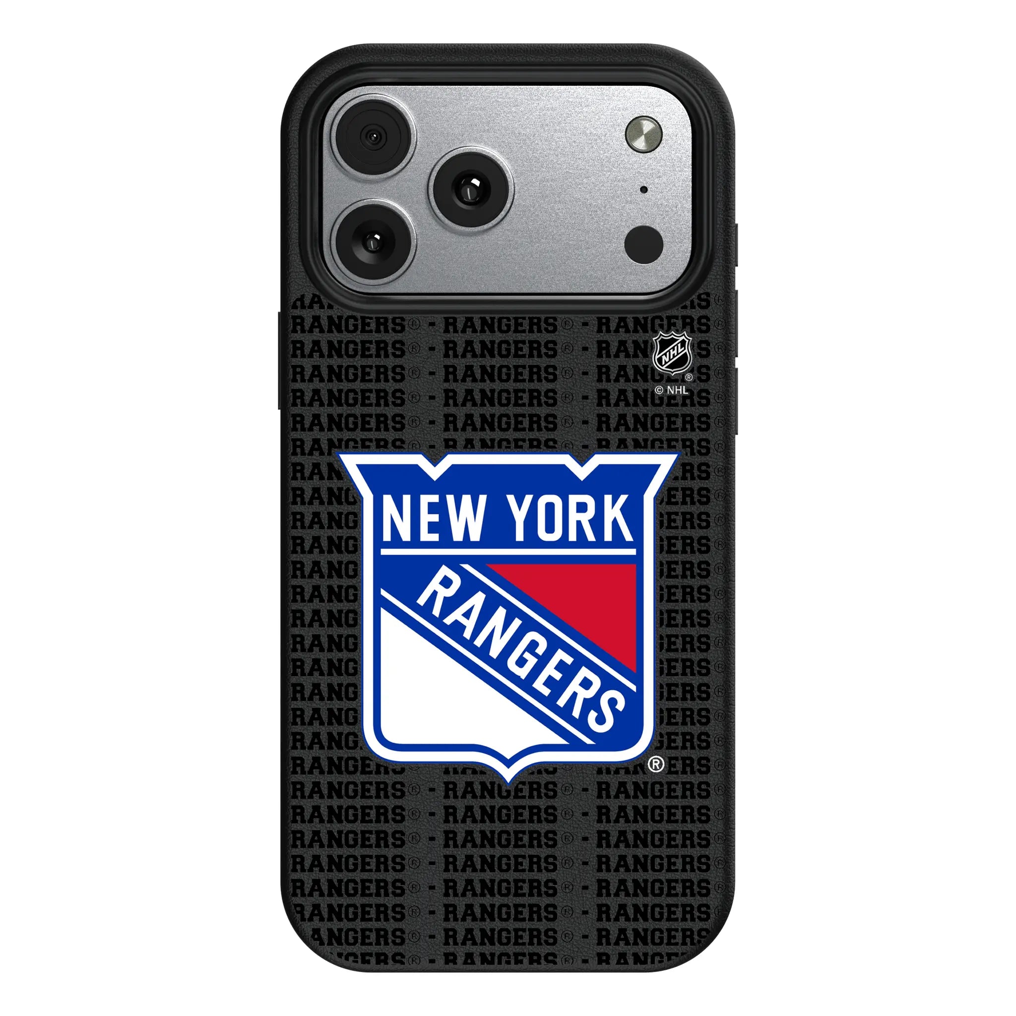 New York Rangers Text Backdrop iPhone MagSafe Compatible Phone Case for Apple iPhone#Device_iPhone 17 Pro Max