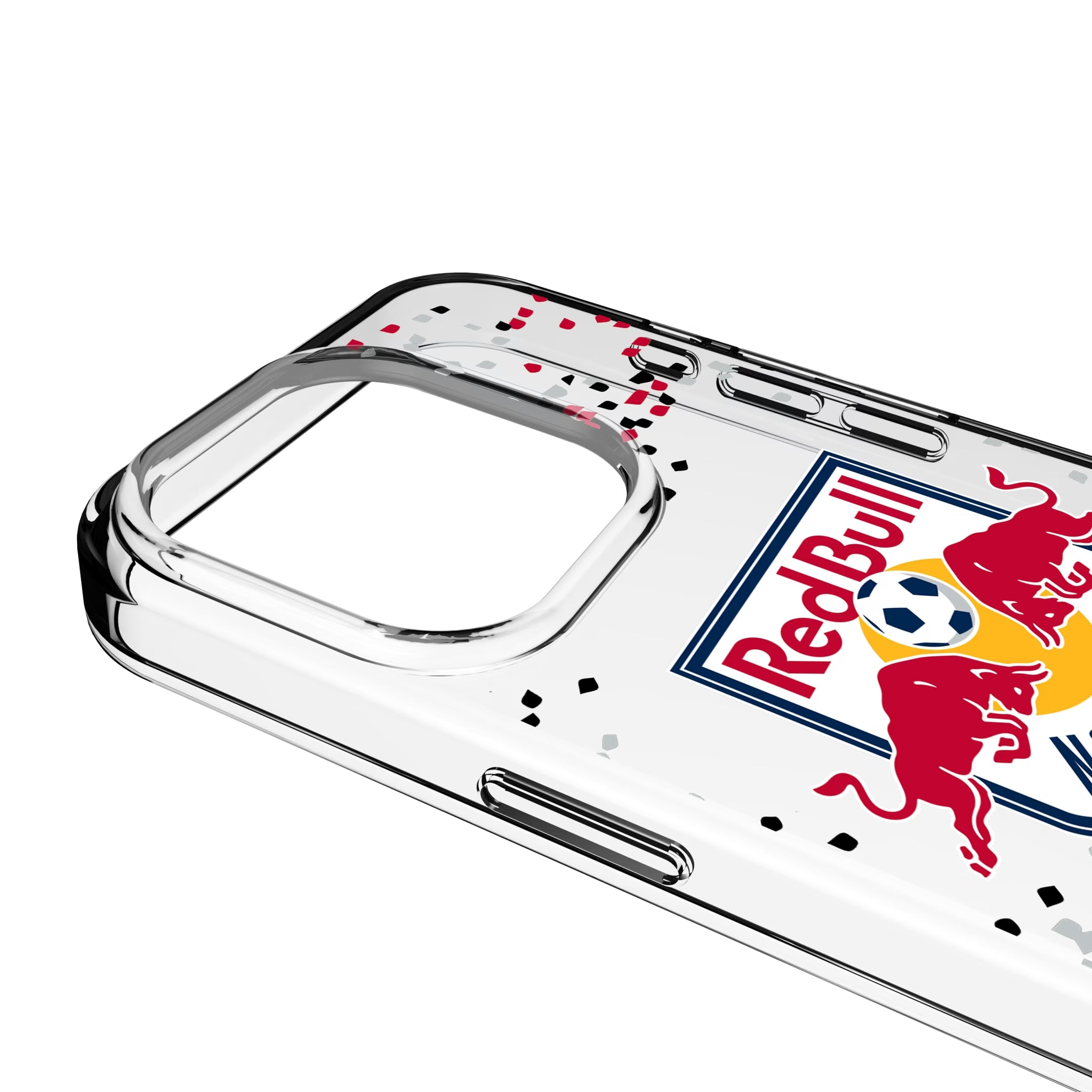 New York Red Bulls Confetti iPhone Clear Phone Case for Apple iPhone - Detail