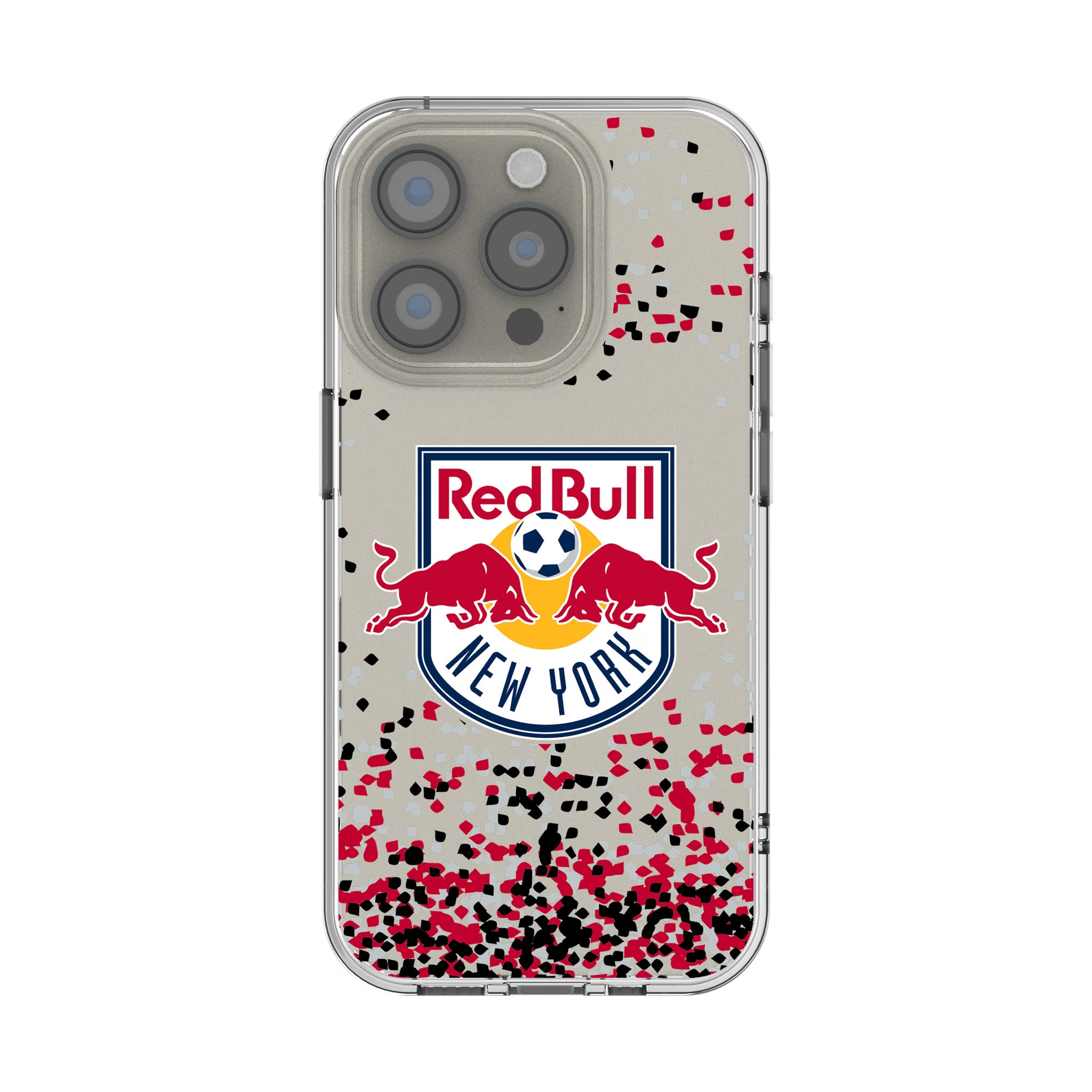 New York Red Bulls Confetti iPhone Clear Phone Case for Apple iPhone