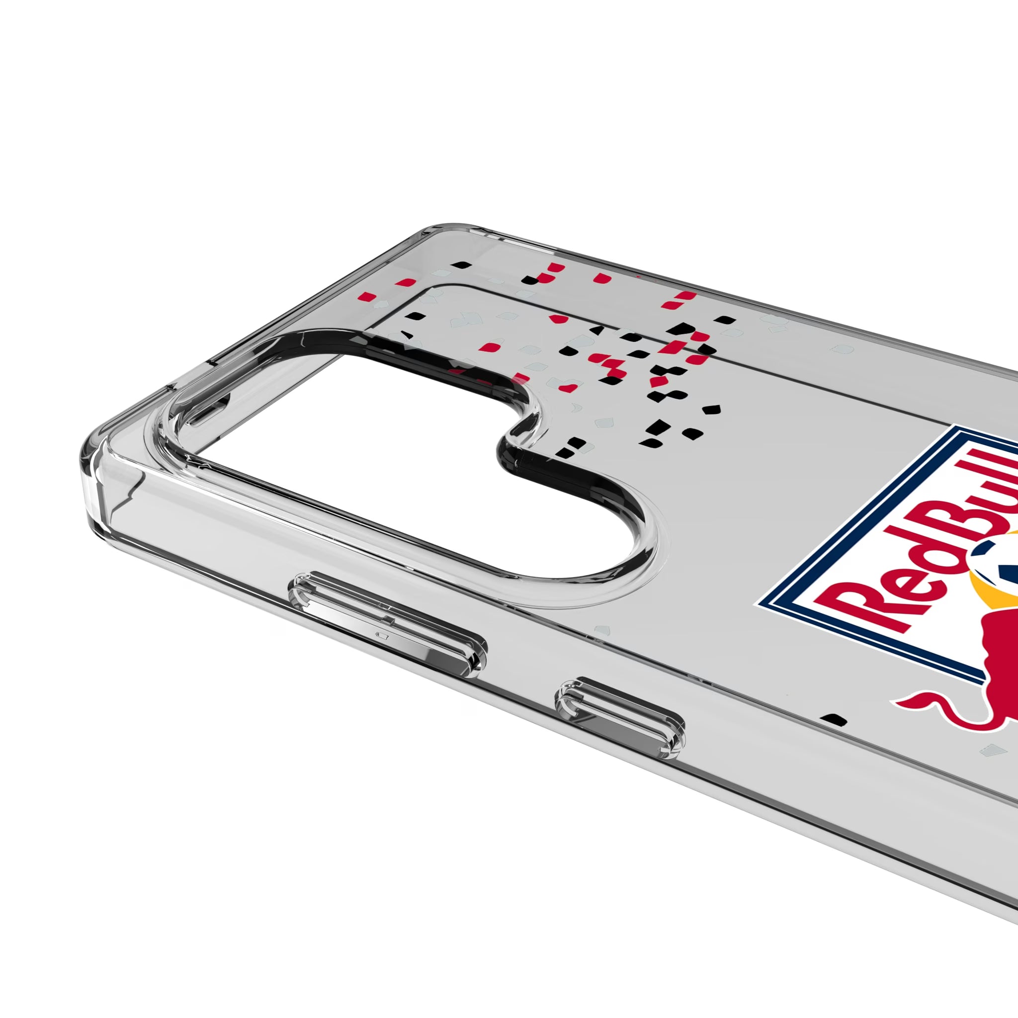 New York Red Bulls Confetti Galaxy Clear Phone Case for Samsung Galaxy - Detail