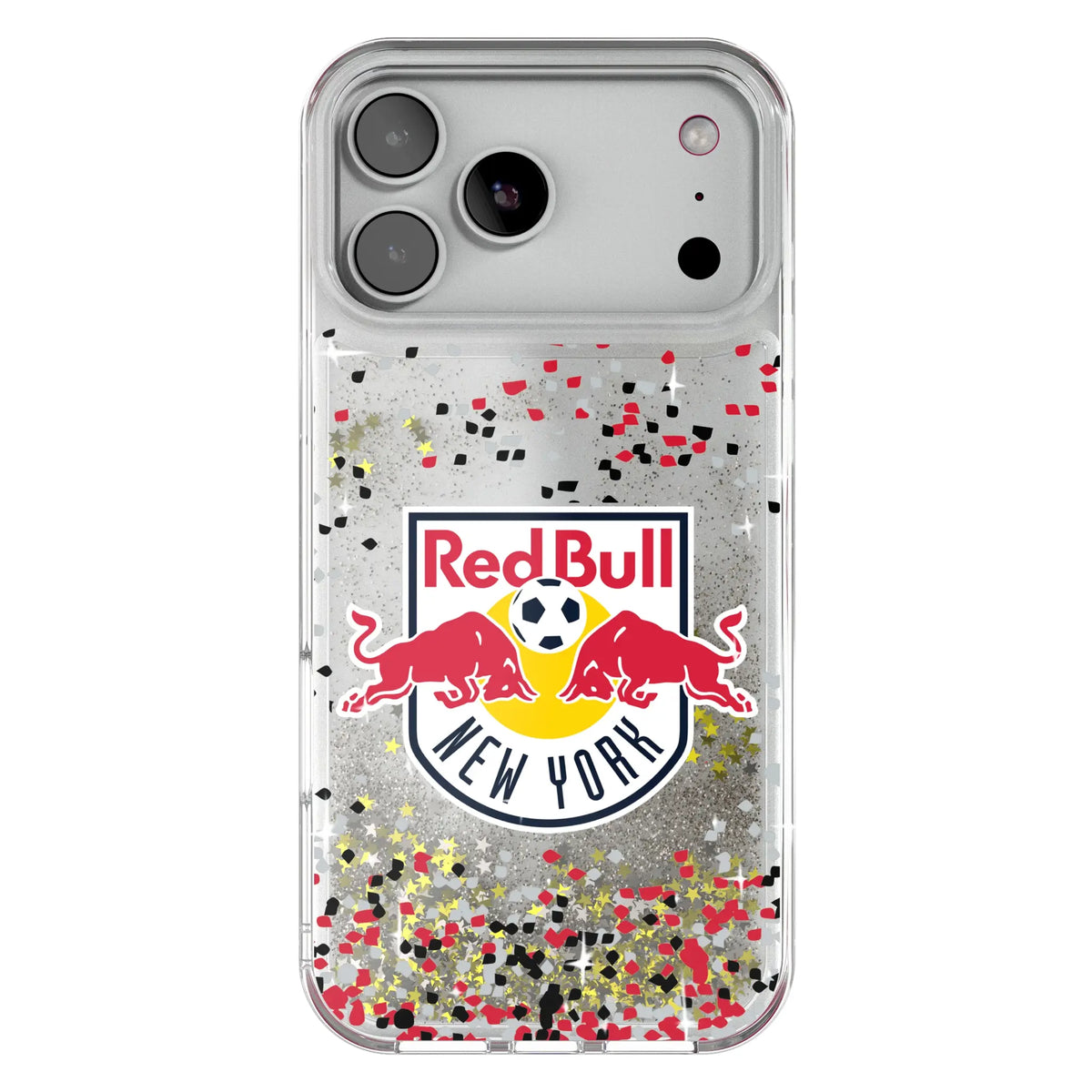 New York Red Bulls Confetti Glitter Phone Case for Apple iPhone