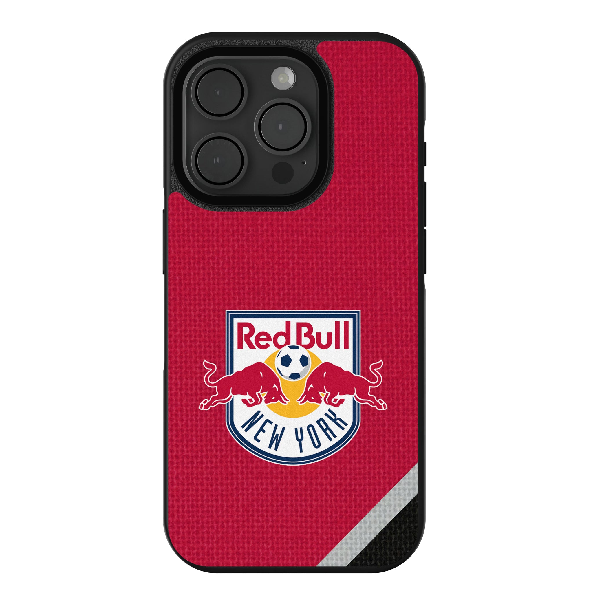 New York Red Bulls Diagonal Stripe iPhone Bump Phone Case for Apple iPhone