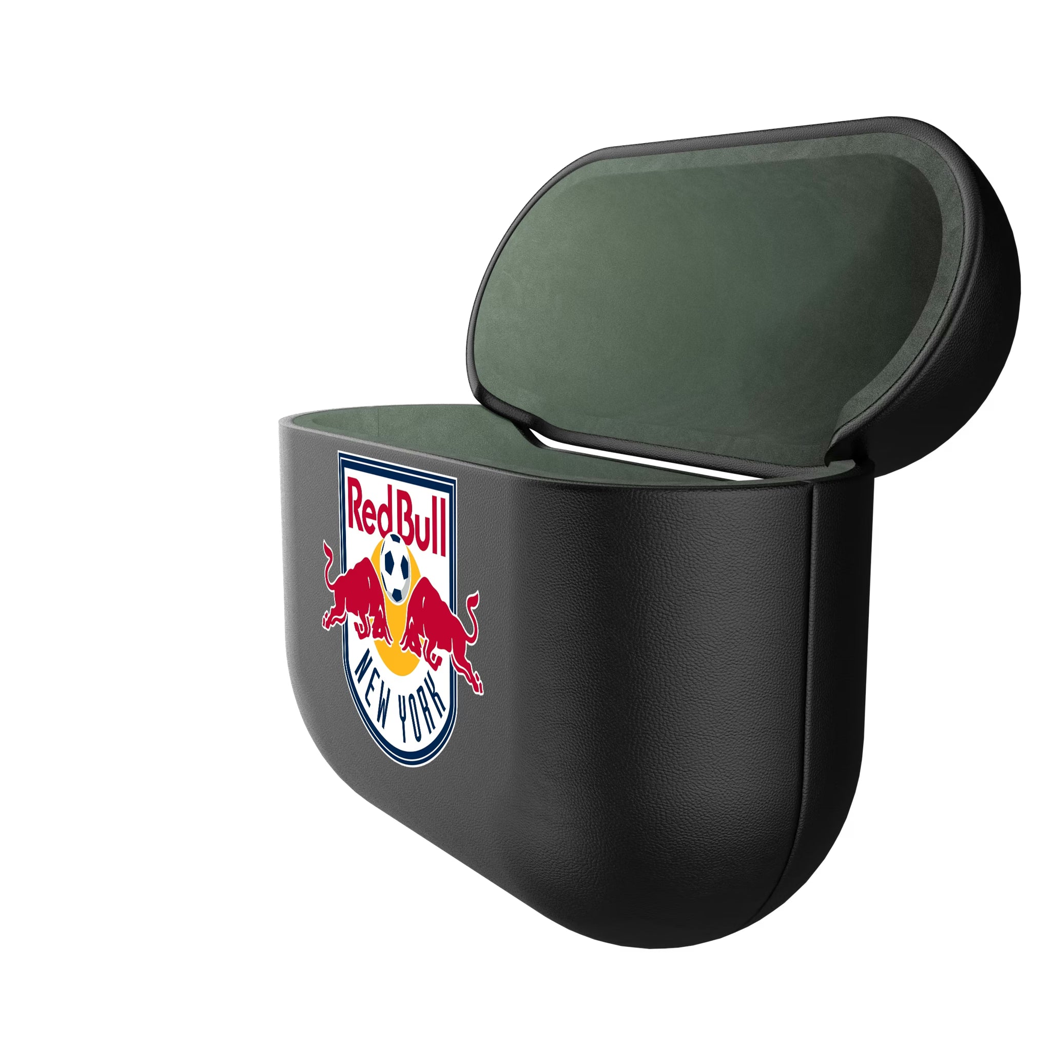 New York Red Bulls Insignia AirPods AirPod Case Cover - Isometric View#Device_AirPods 3rd Gen