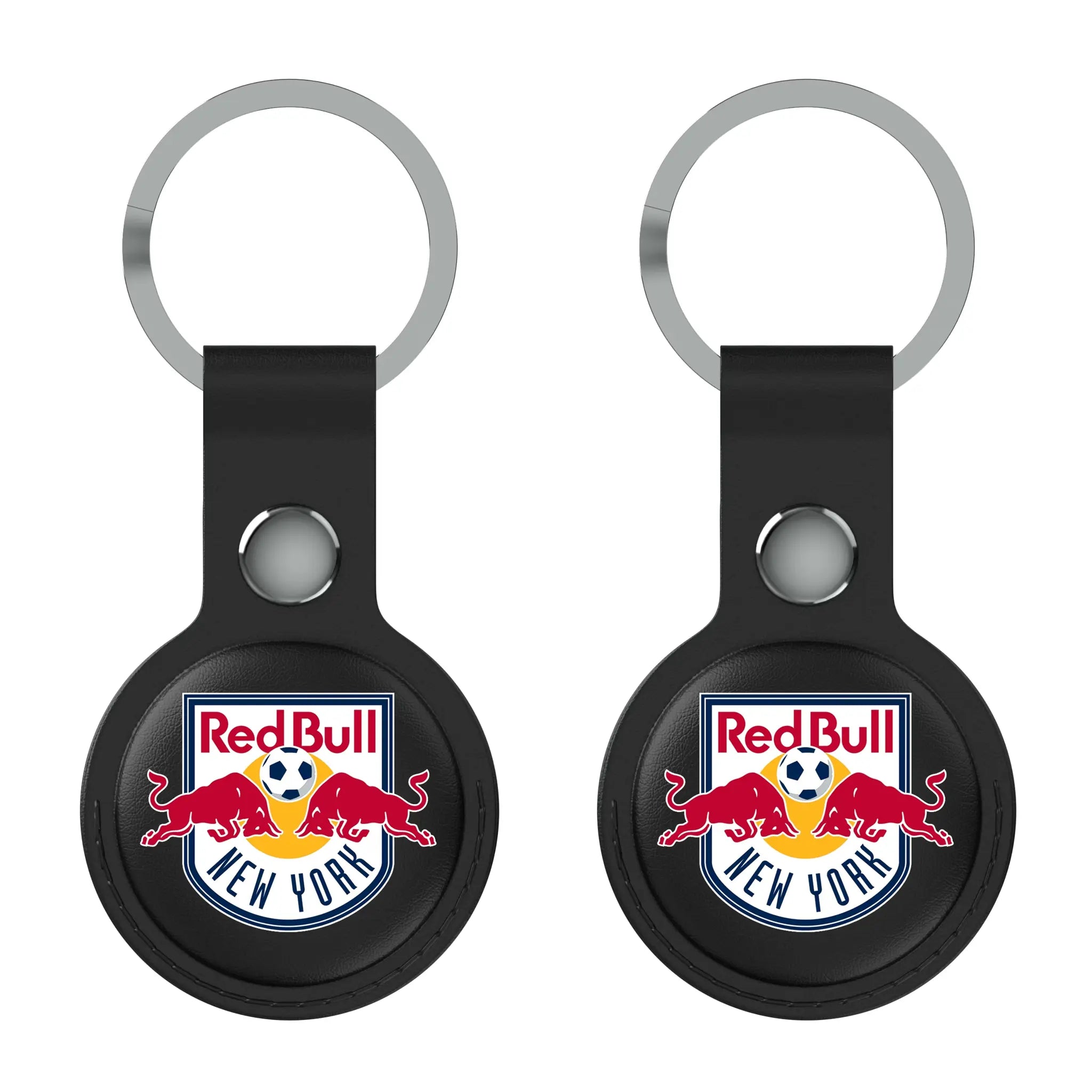 New York Red Bulls Insignia AirTag Black Airtag Holder 2-Pack