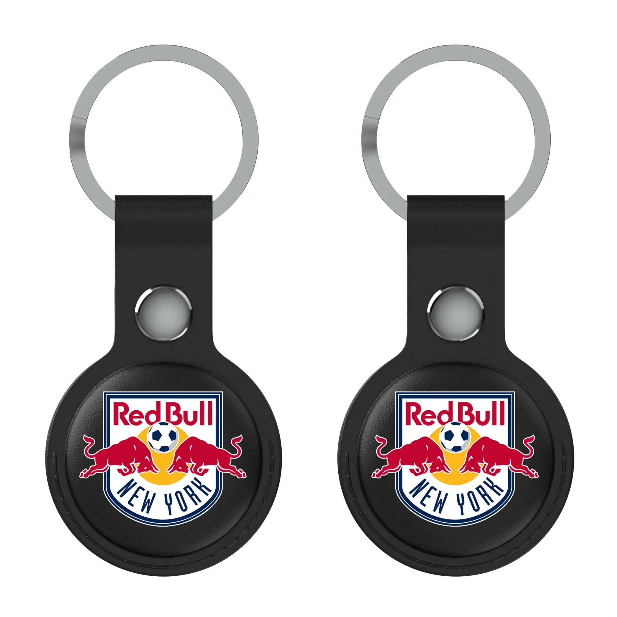 New York Red Bulls Insignia AirTag Black Airtag Holder 2-Pack
