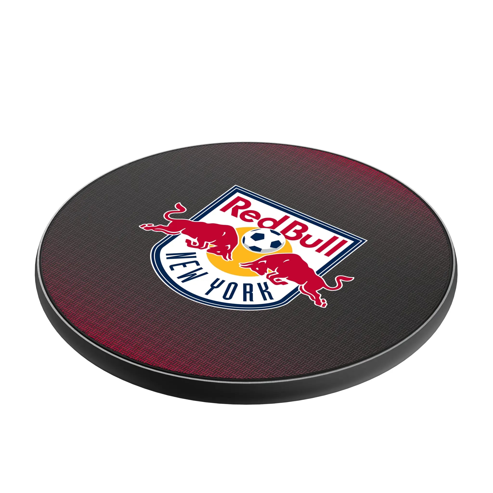 New York Red Bulls Linen 15-Watt Wireless Charger - Isometric View