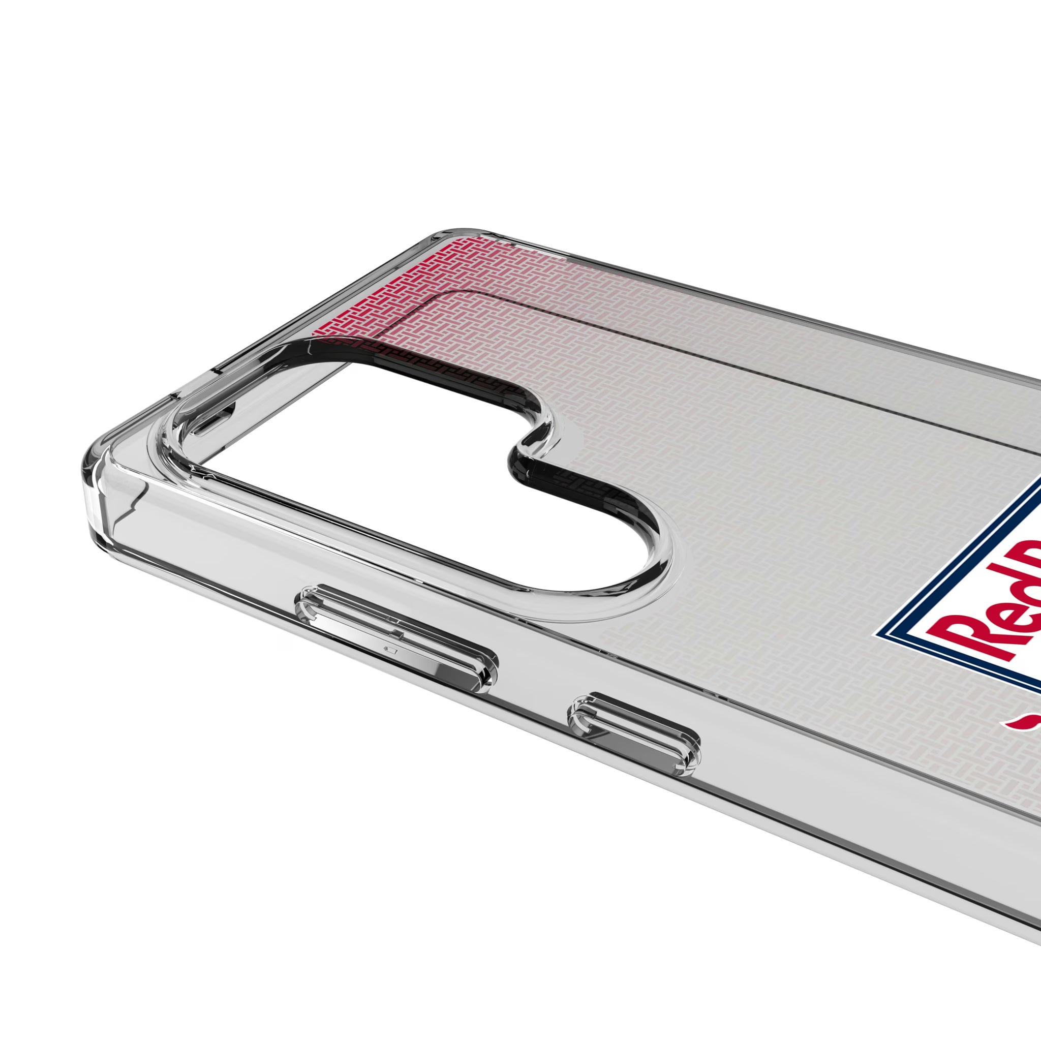 New York Red Bulls Linen Galaxy Clear Phone Case for Samsung Galaxy - Detail