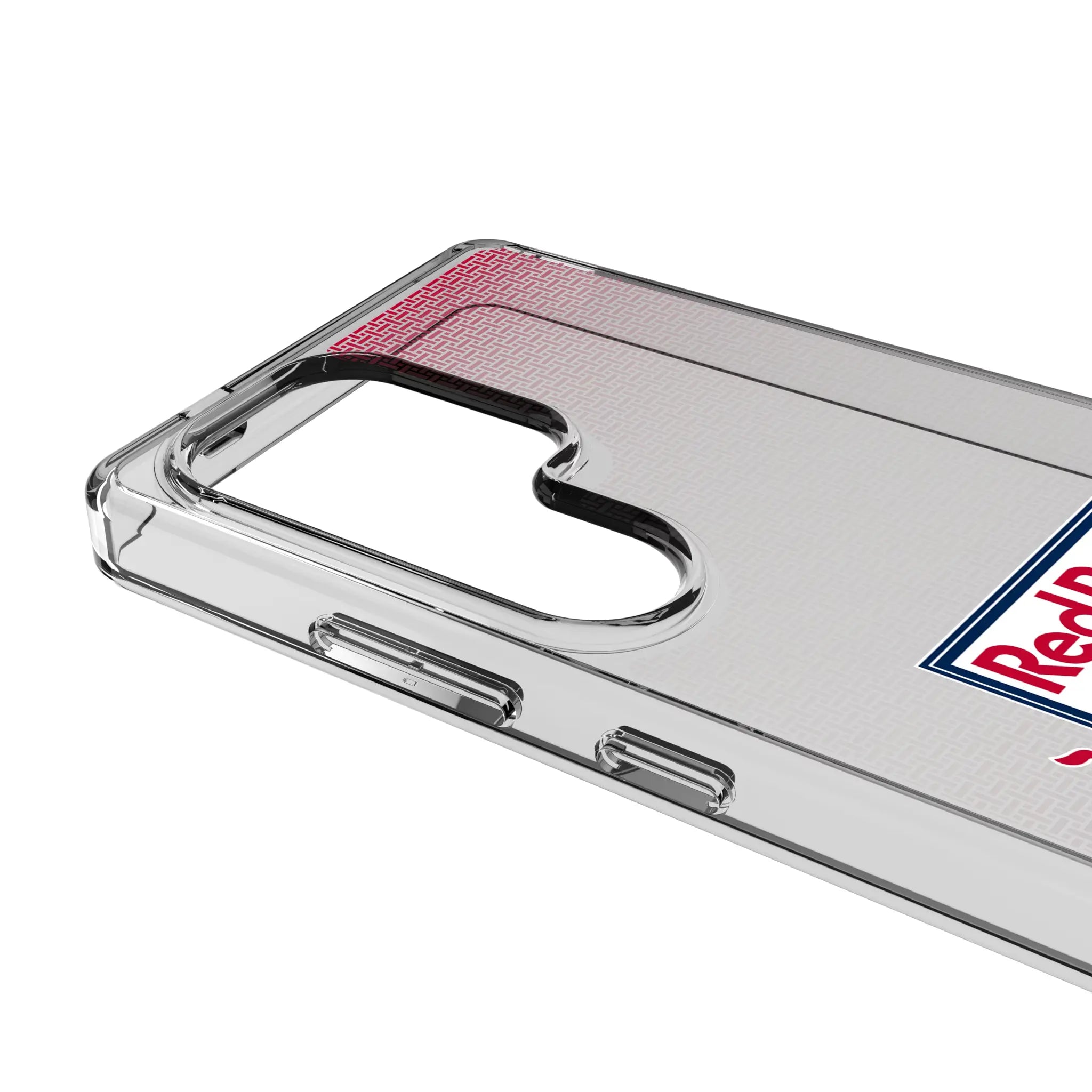 New York Red Bulls Linen Galaxy Clear Phone Case for Samsung Galaxy - Detail#Device_Galaxy S25 Ultra
