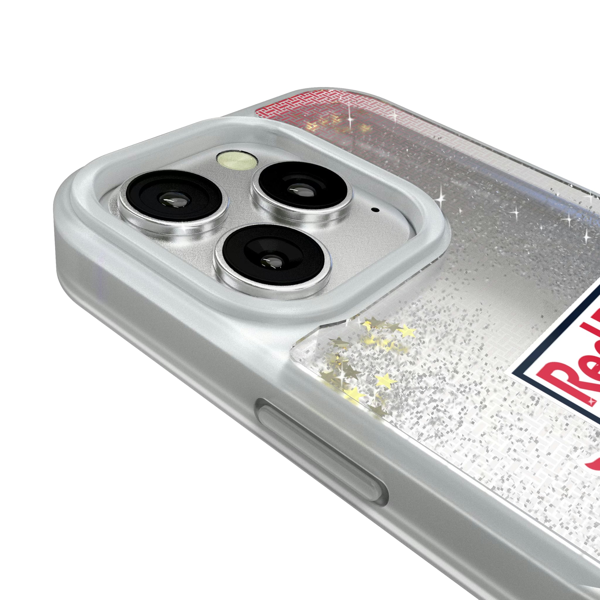 New York Red Bulls Linen iPhone Glitter Phone Case for Apple iPhone - Detail#Device_iPhone 16 Pro