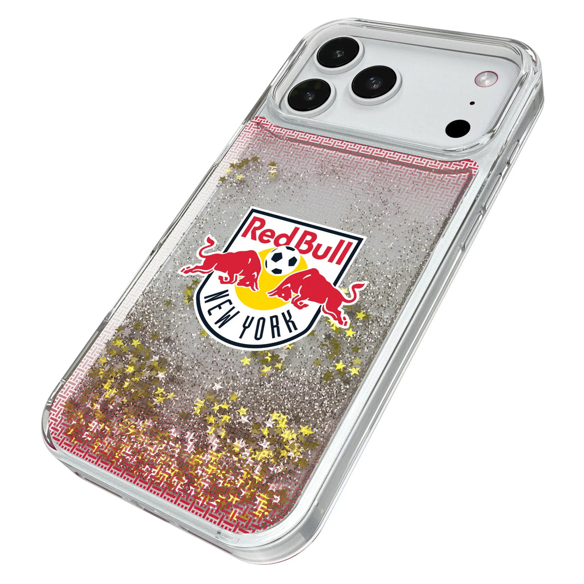 New York Red Bulls Linen iPhone Glitter Phone Case for Apple iPhone - Isometric View#Device_iPhone 18 Pro Max