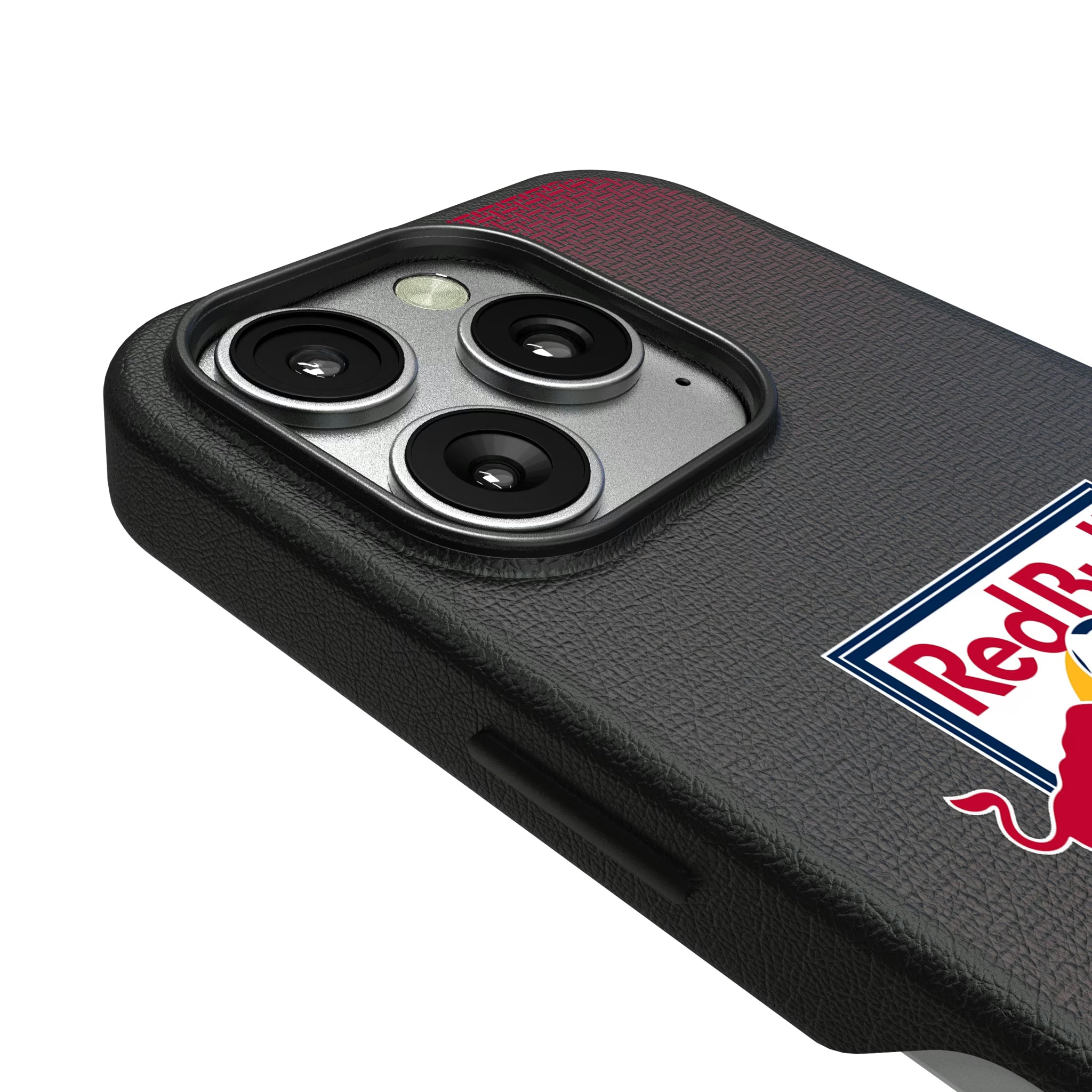 New York Red Bulls Linen iPhone MagSafe Compatible Phone Case for Apple iPhone - Detail