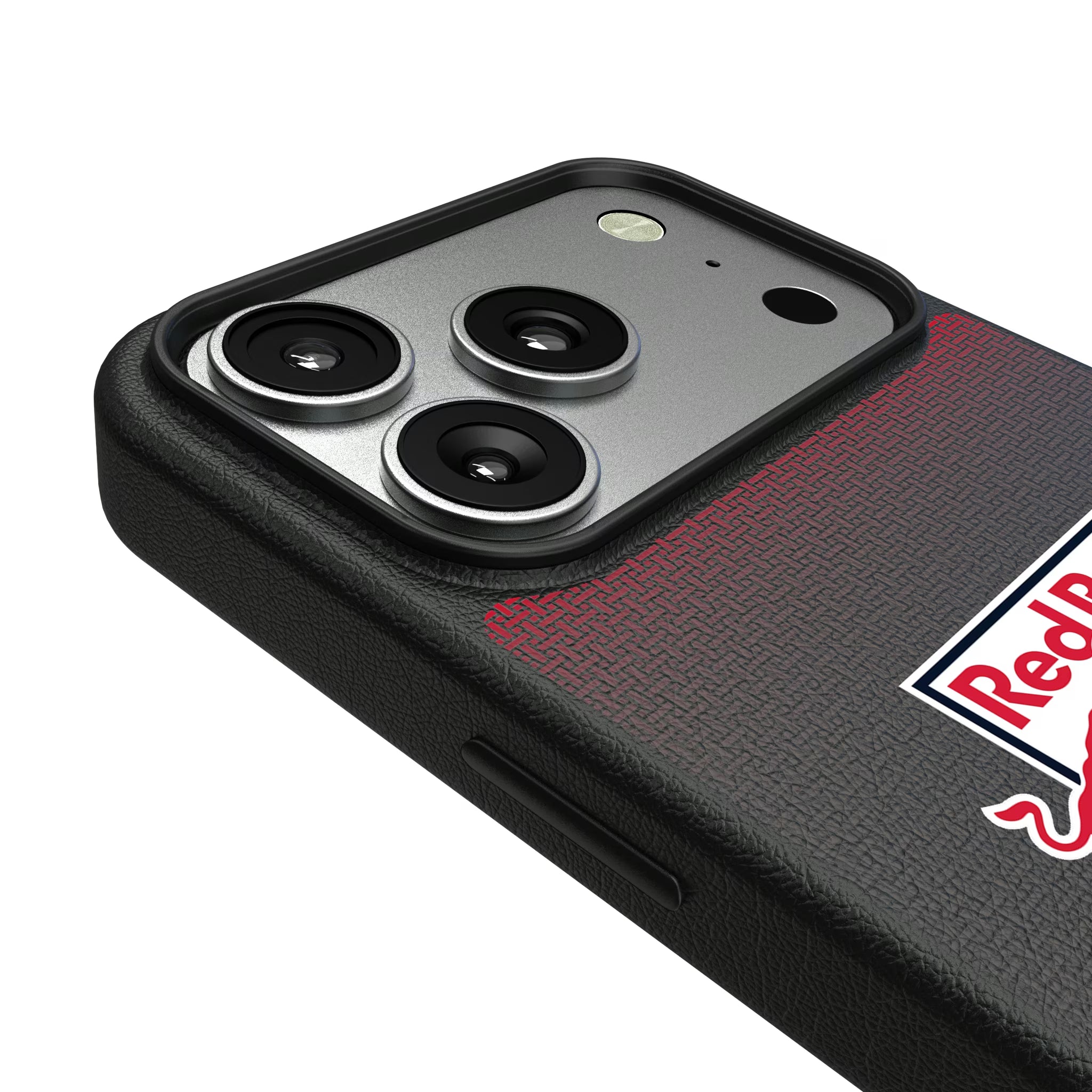 New York Red Bulls Linen iPhone MagSafe Compatible Phone Case for Apple iPhone - Detail#Device_iPhone 17 Pro