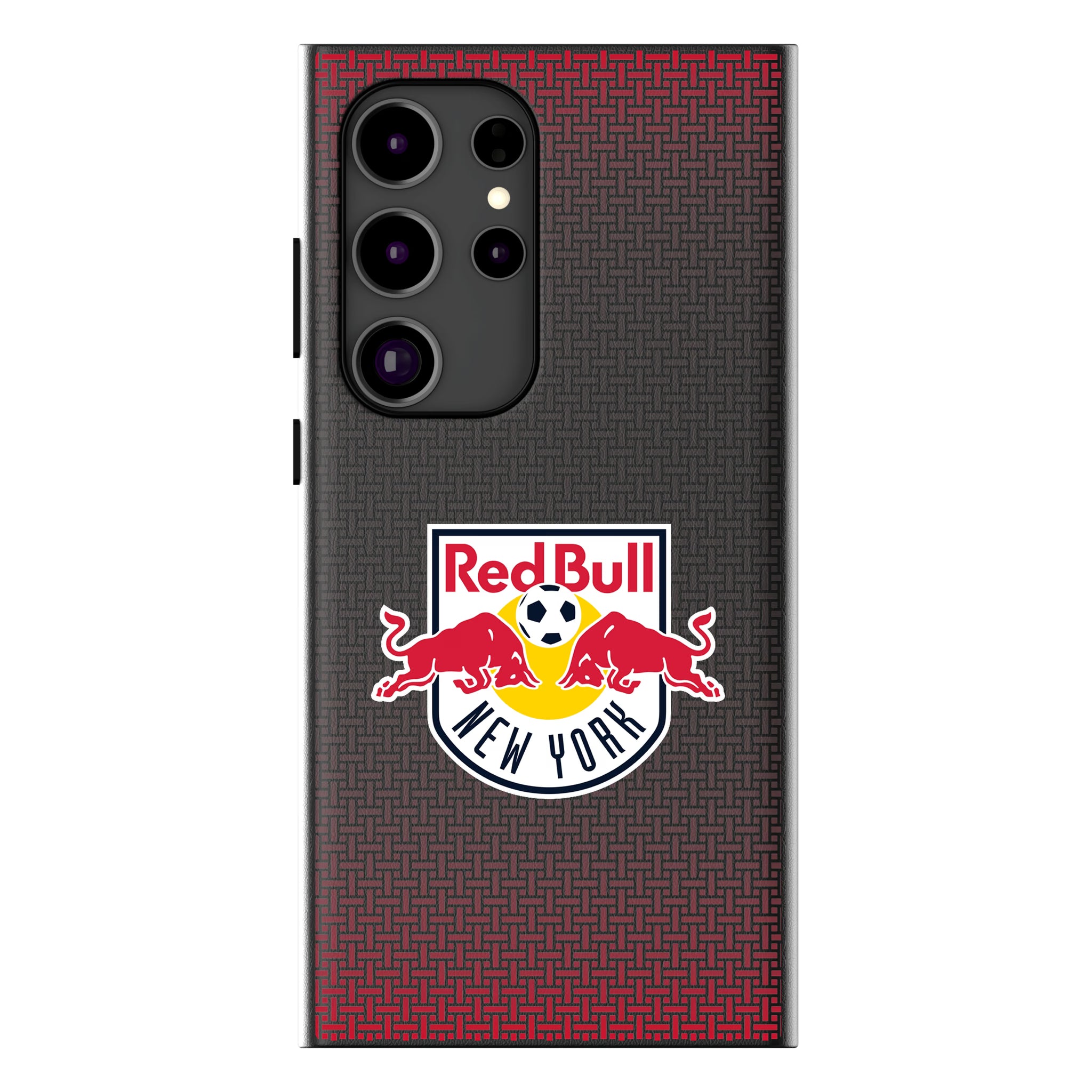 New York Red Bulls Linen Galaxy MagSafe Compatible Phone Case for Samsung Galaxy