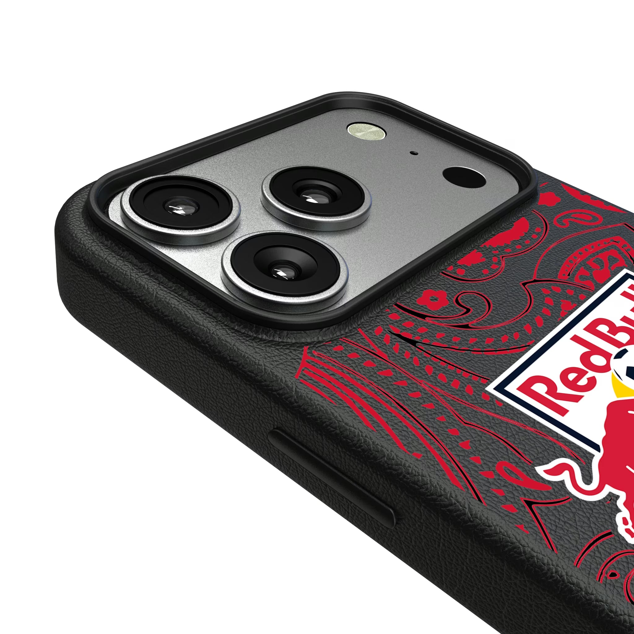 New York Red Bulls Paisley iPhone MagSafe Compatible Phone Case for Apple iPhone - Detail#Device_iPhone 17 Pro