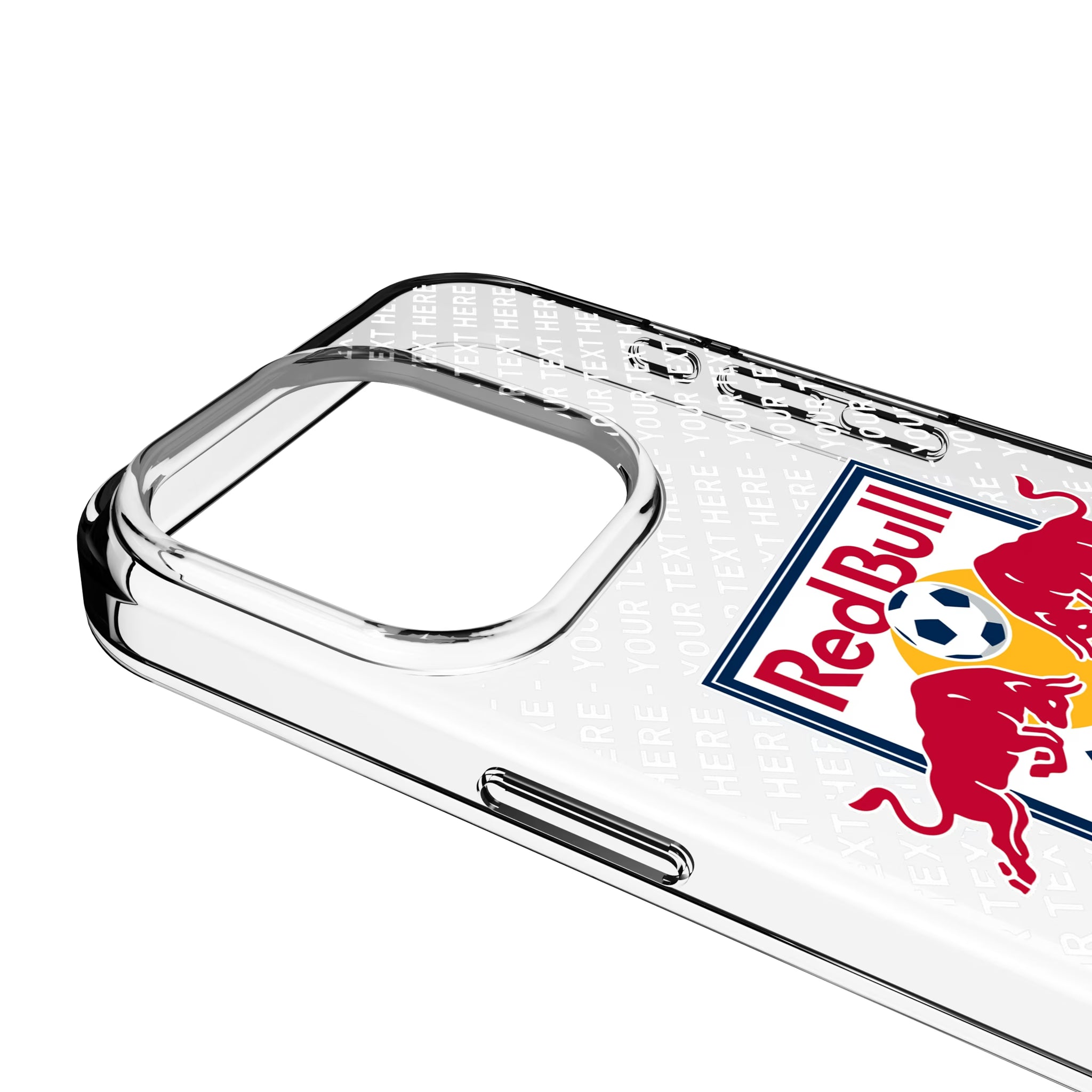 New York Red Bulls Personalized EndZone Plus iPhone Clear Phone Case for Apple iPhone - Detail