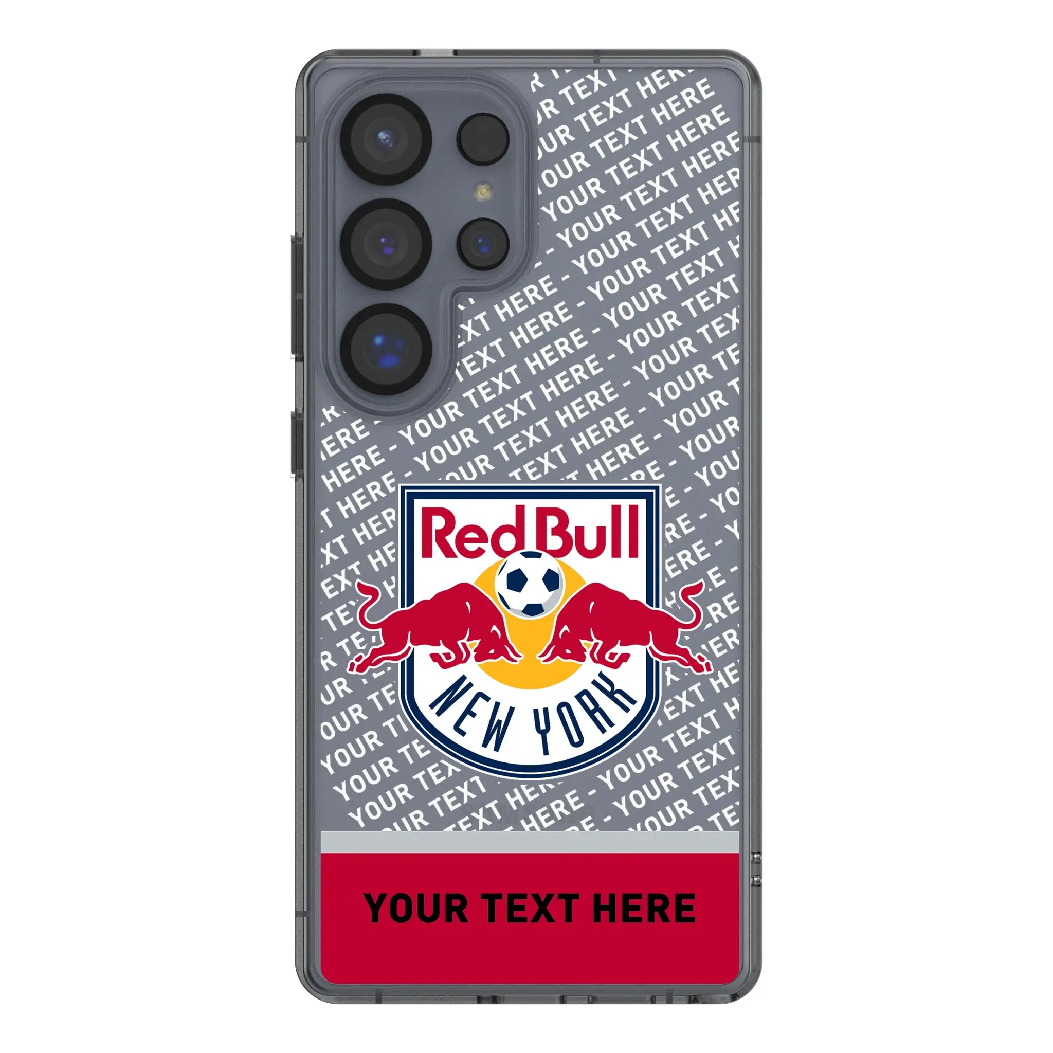 New York Red Bulls Personalized EndZone Plus Galaxy Clear Phone Case for Samsung Galaxy