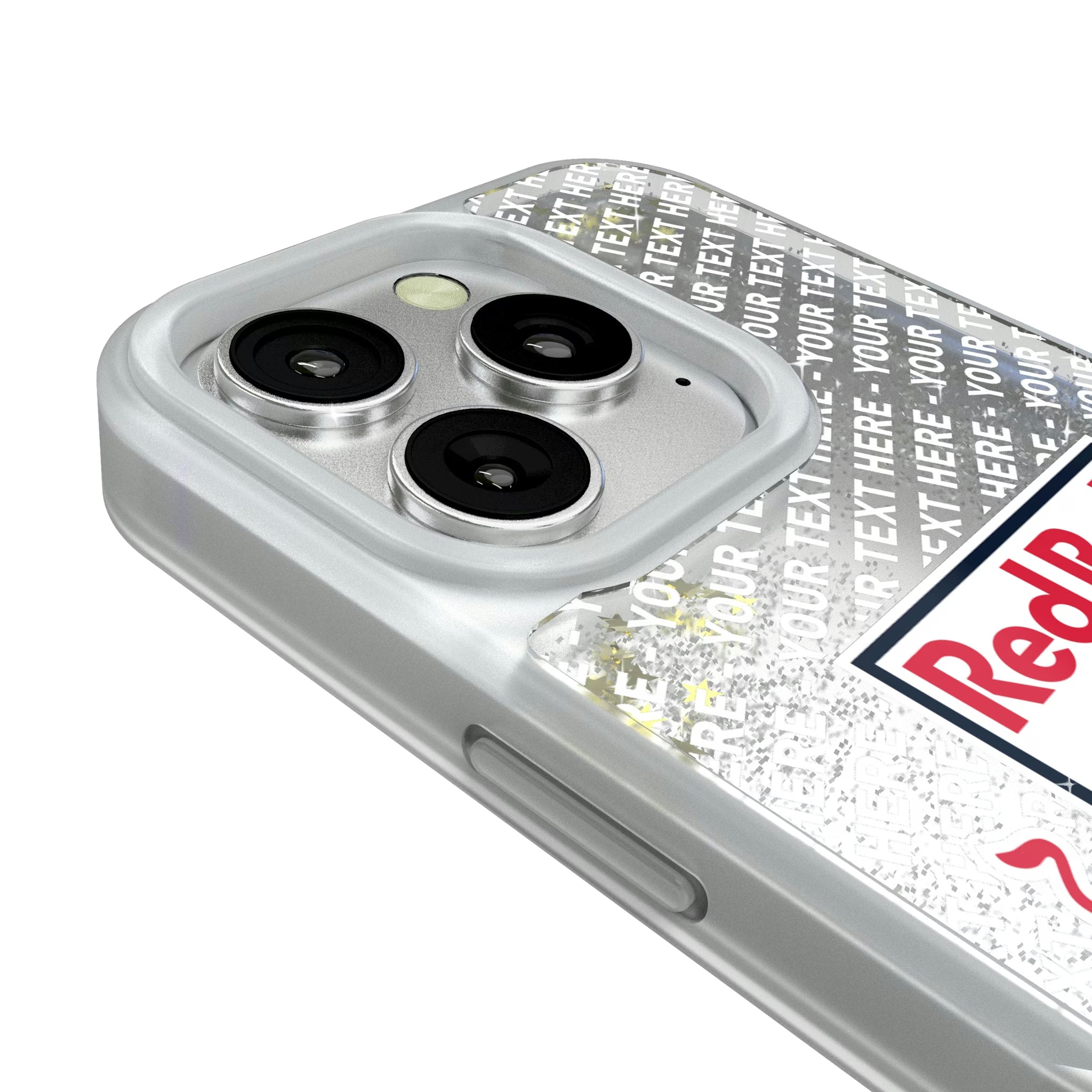 New York Red Bulls Personalized EndZone Plus iPhone Glitter Phone Case for Apple iPhone - Detail#Device_iPhone 16 Pro