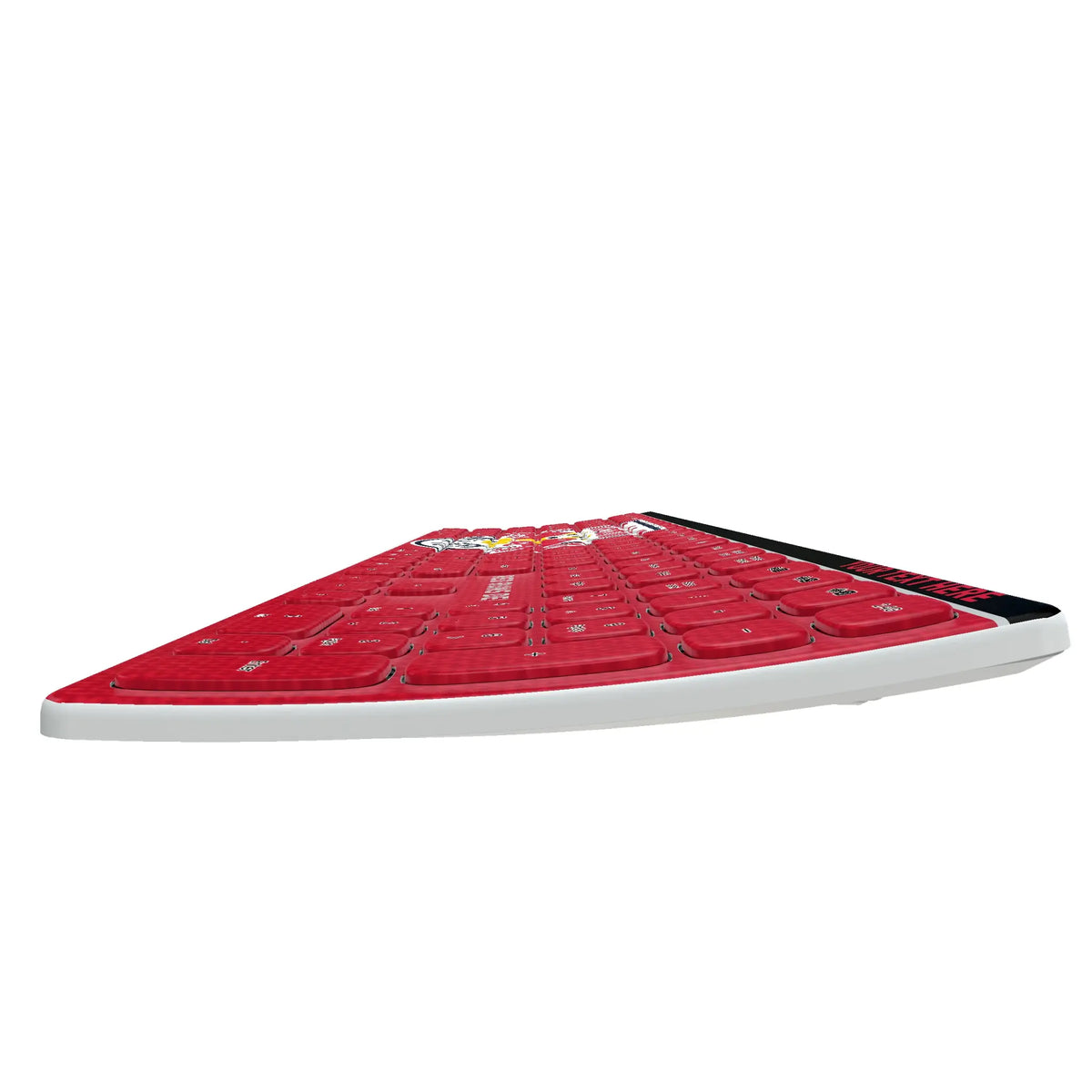 New York Red Bulls Personalized Endzone Solid KKB605 Curved Wireless Keyboard