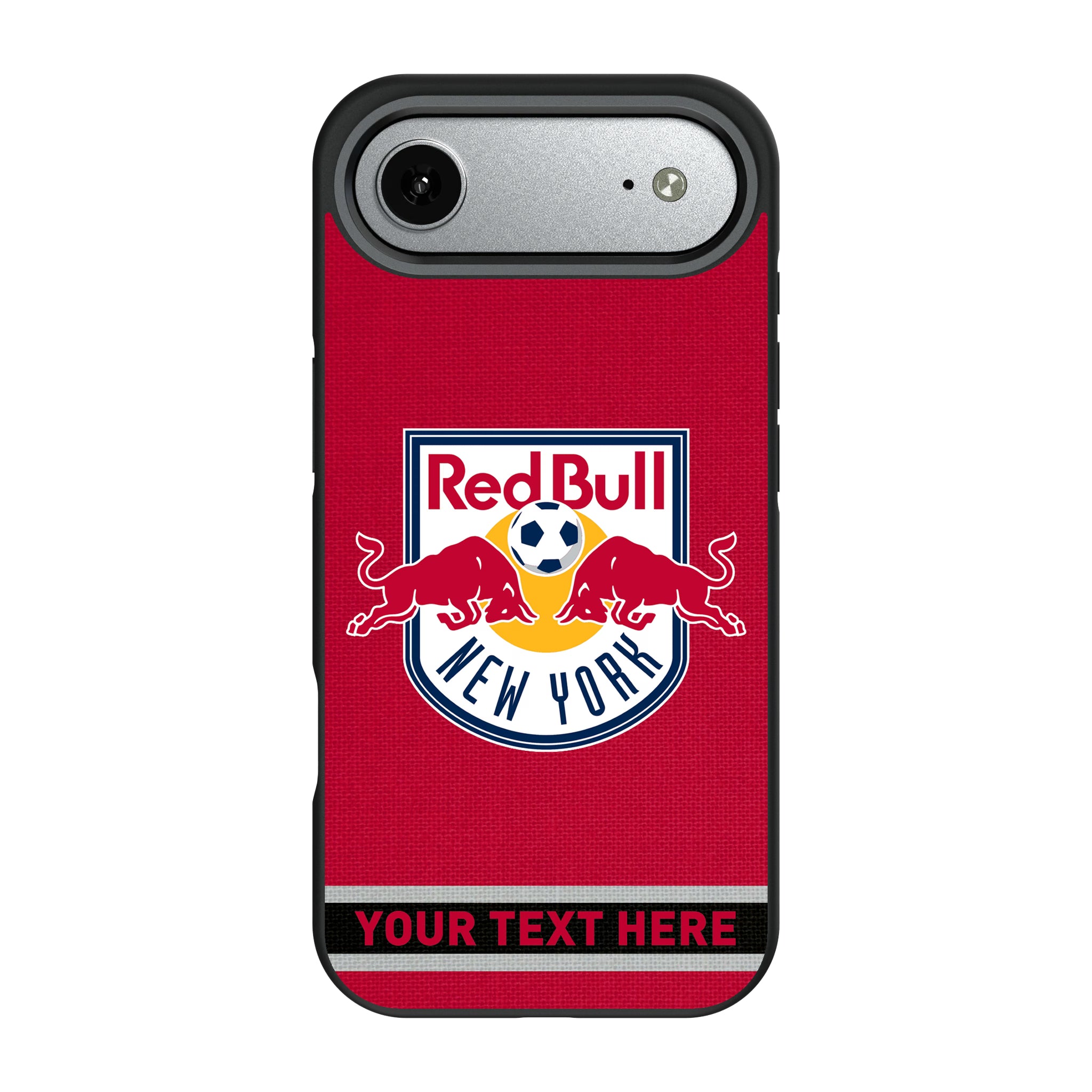 New York Red Bulls Personalized Stripe iPhone Bump Phone Case for Apple iPhone#Device_iPhone Air