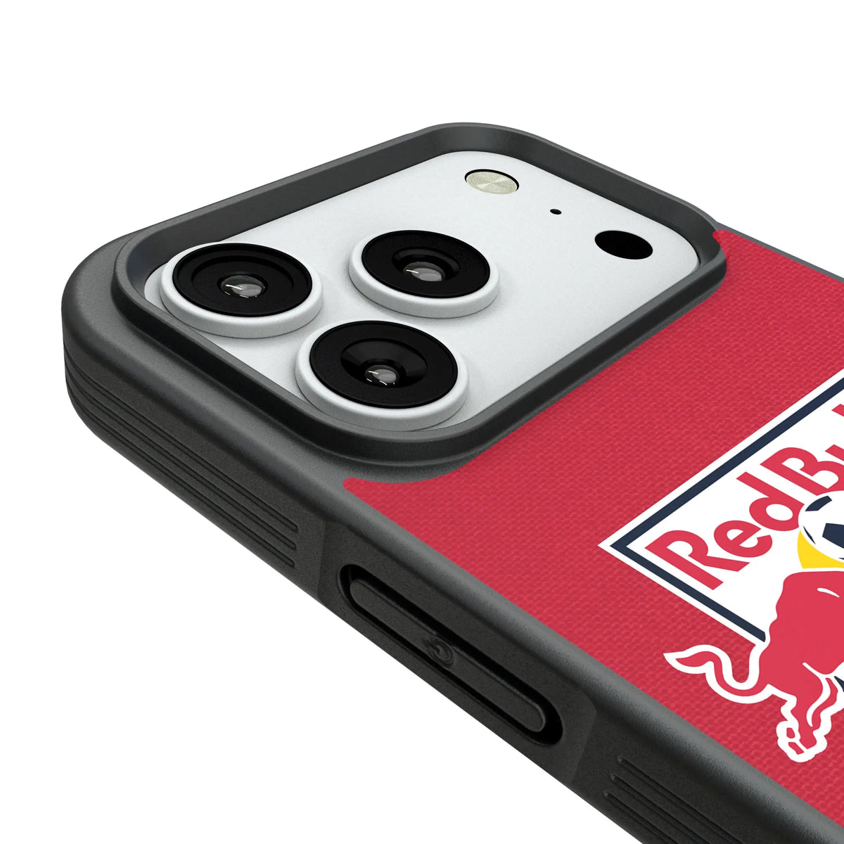 New York Red Bulls Personalized Stripe iPhone Bump Phone Case for Apple iPhone - Detail#Device_iPhone 18 Pro