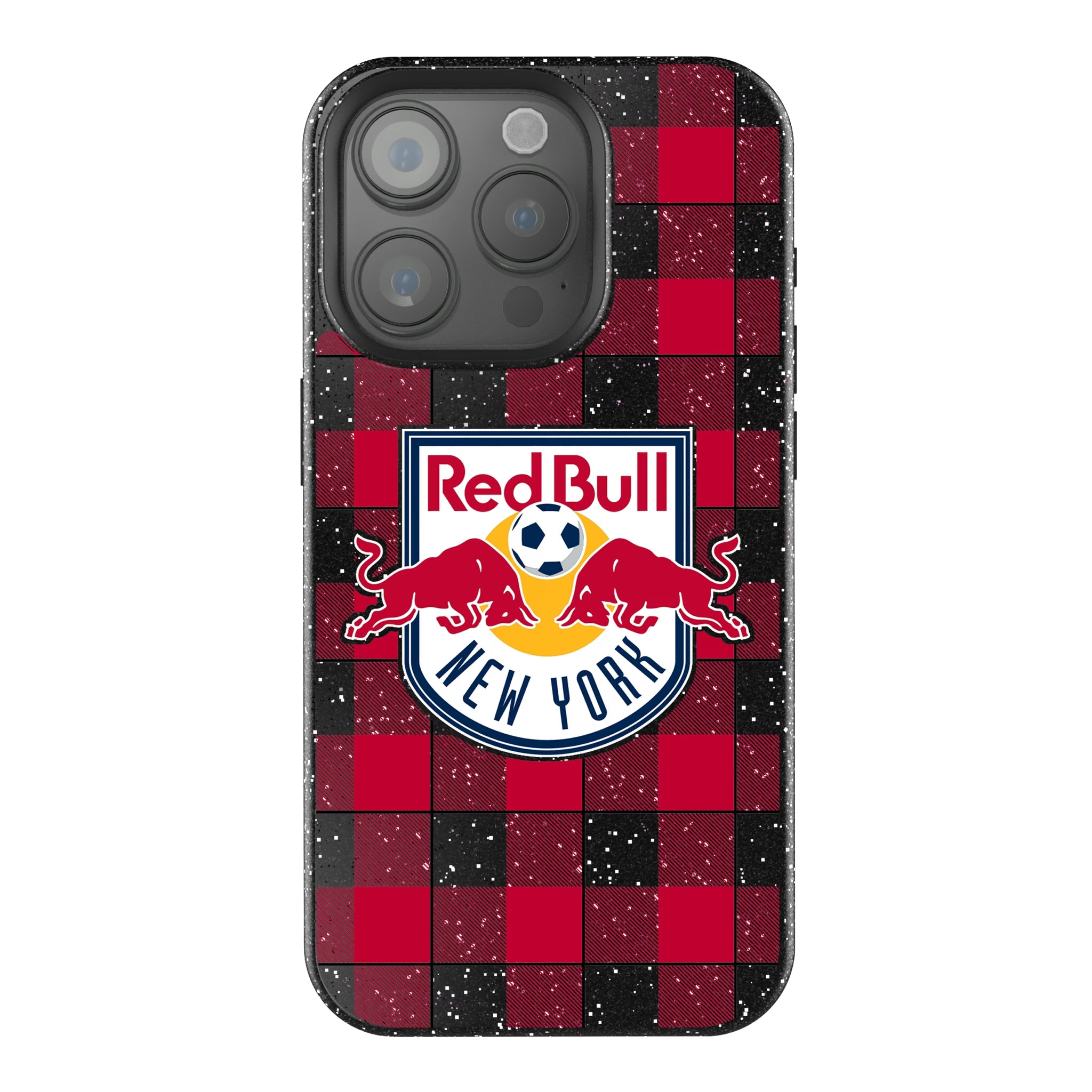 New York Red Bulls Plaid iPhone Bling Phone Case for Apple iPhone