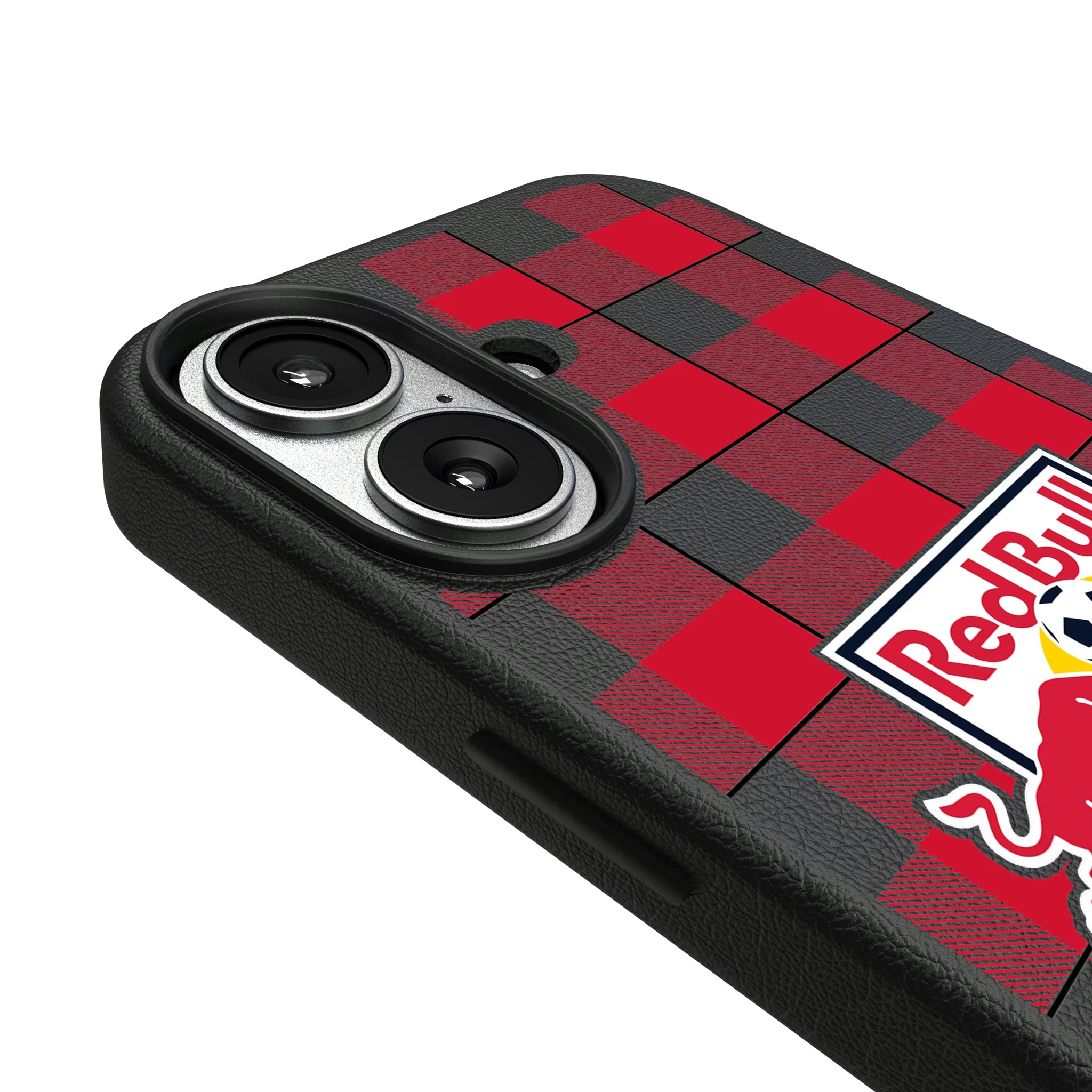 New York Red Bulls Plaid iPhone MagSafe Compatible Phone Case for Apple iPhone - Detail#Device_iPhone 17