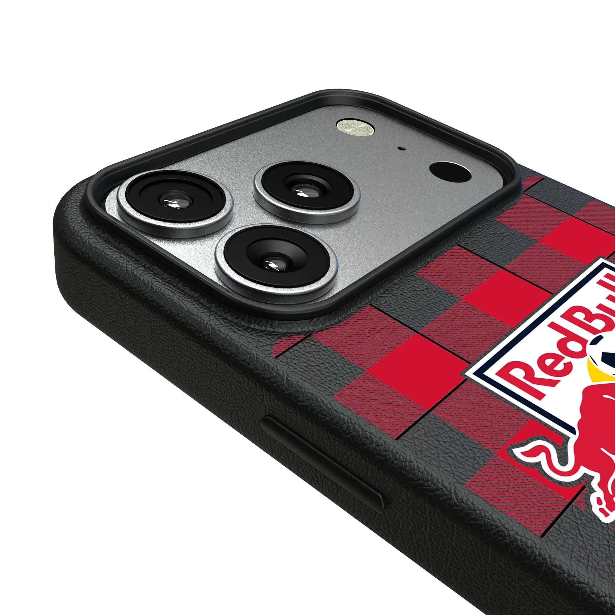 New York Red Bulls Plaid iPhone MagSafe Compatible Phone Case for Apple iPhone - Detail#Device_iPhone 17 Pro
