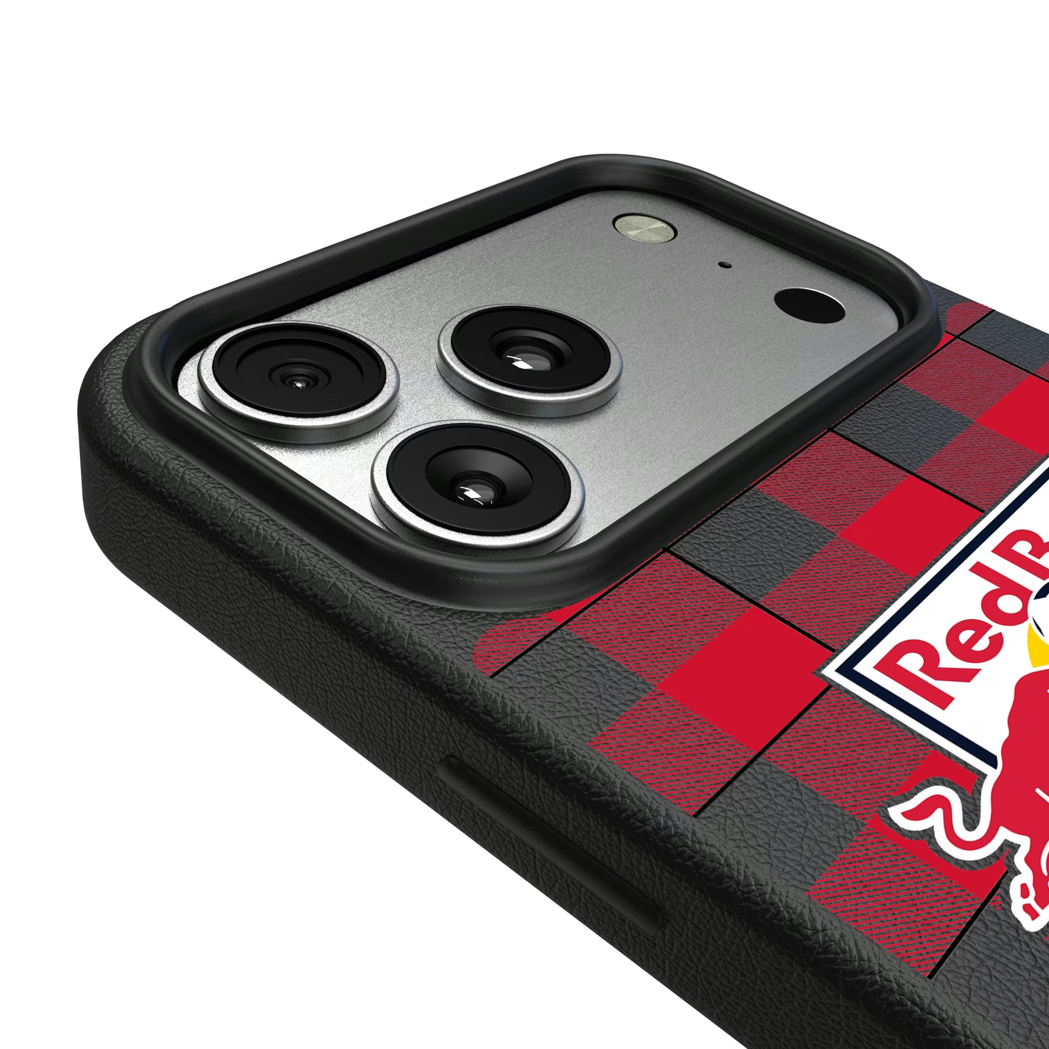 New York Red Bulls Plaid iPhone MagSafe Compatible Phone Case for Apple iPhone - Detail#Device_iPhone 17 Pro Max