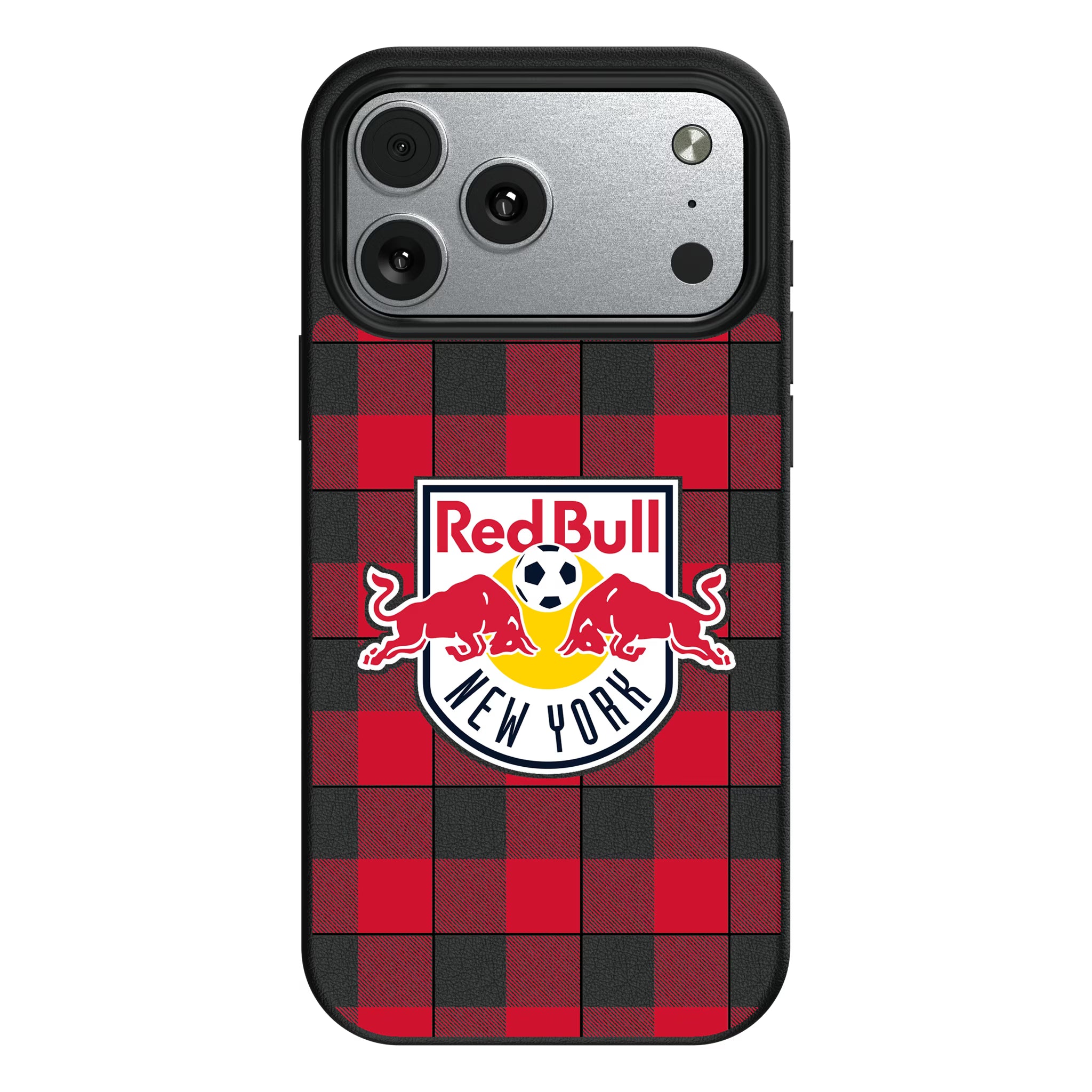 New York Red Bulls Plaid iPhone MagSafe Compatible Phone Case for Apple iPhone#Device_iPhone 17 Pro Max