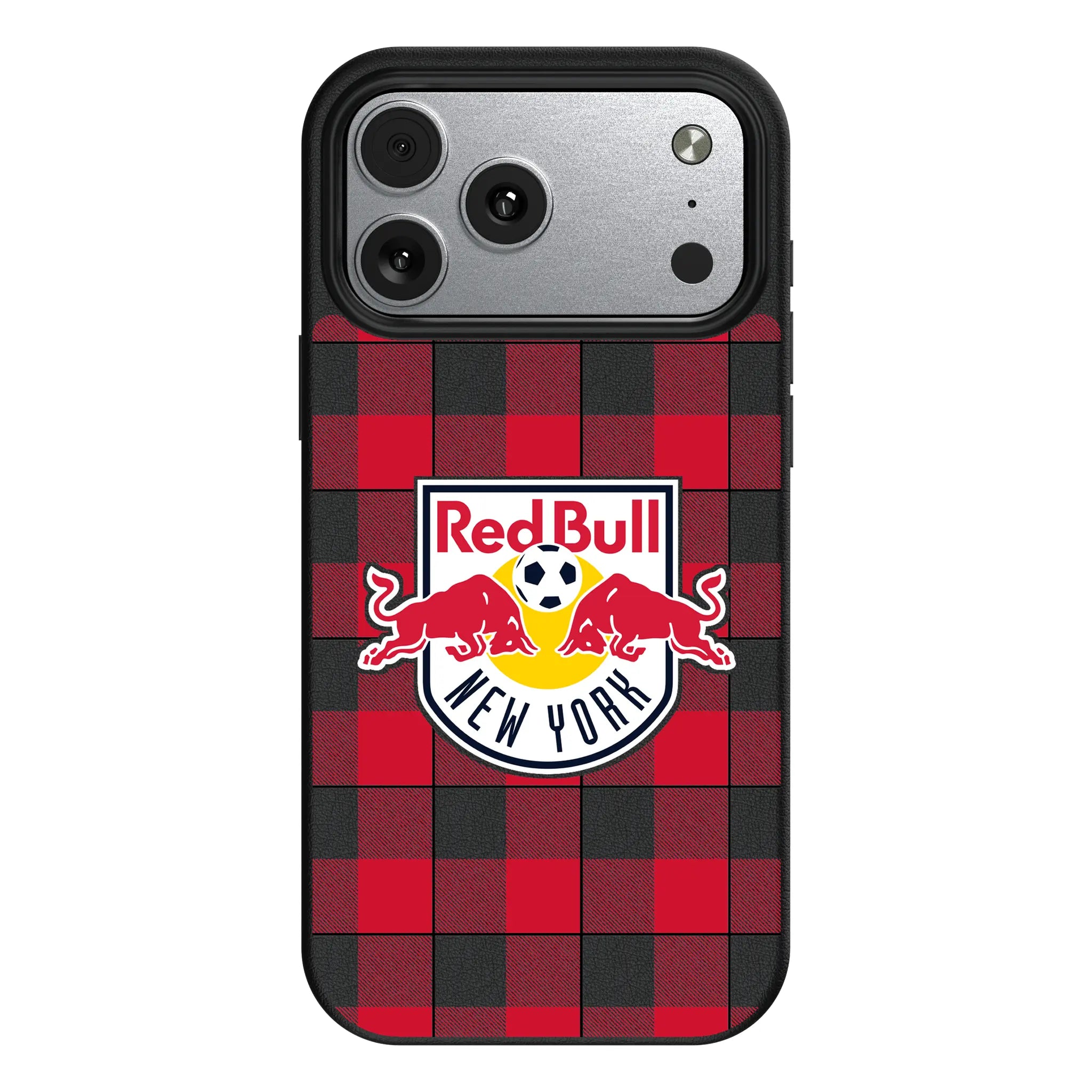 New York Red Bulls Plaid iPhone MagSafe Compatible Phone Case for Apple iPhone#Device_iPhone 17 Pro Max