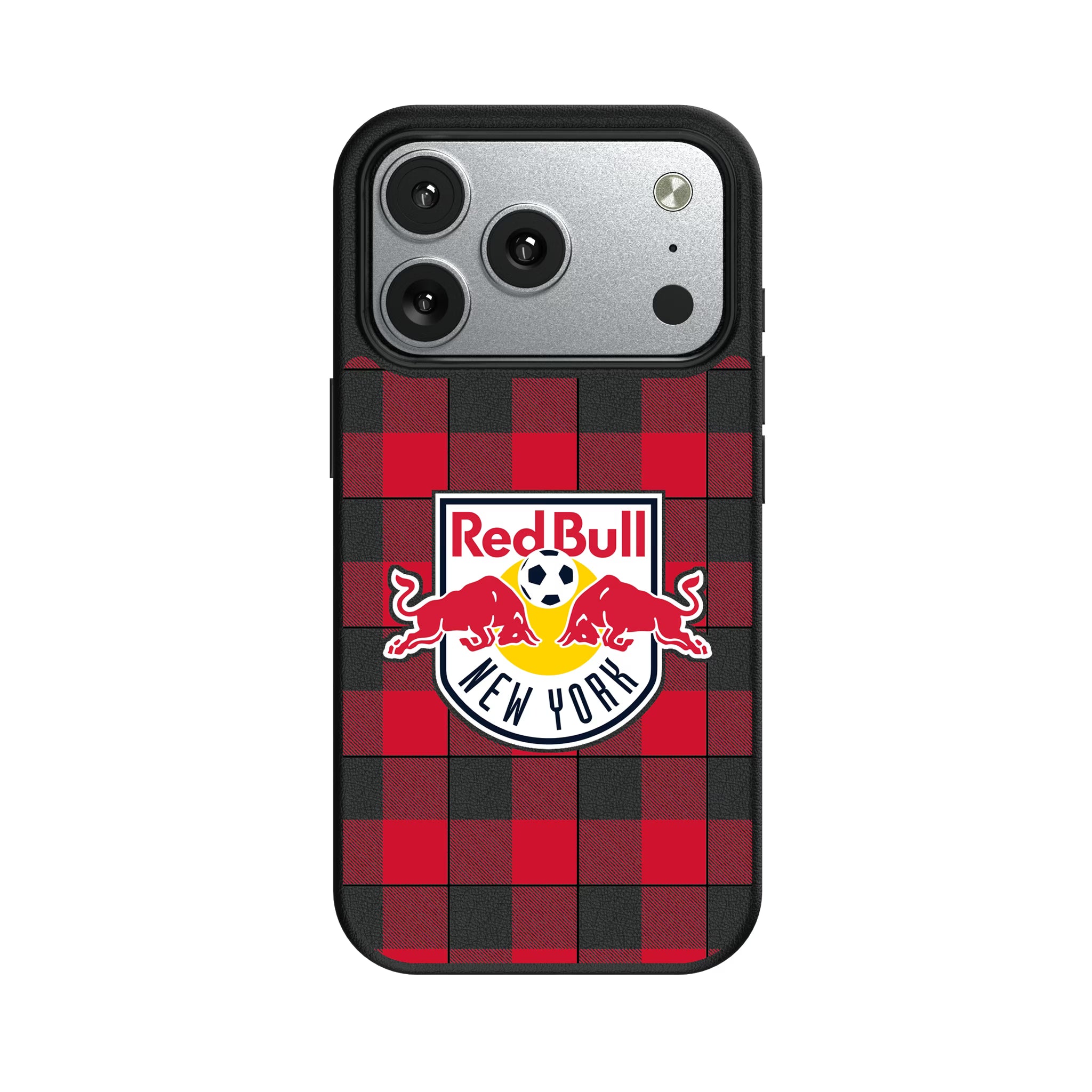 New York Red Bulls Plaid iPhone MagSafe Compatible Phone Case for Apple iPhone#Device_iPhone 17 Pro