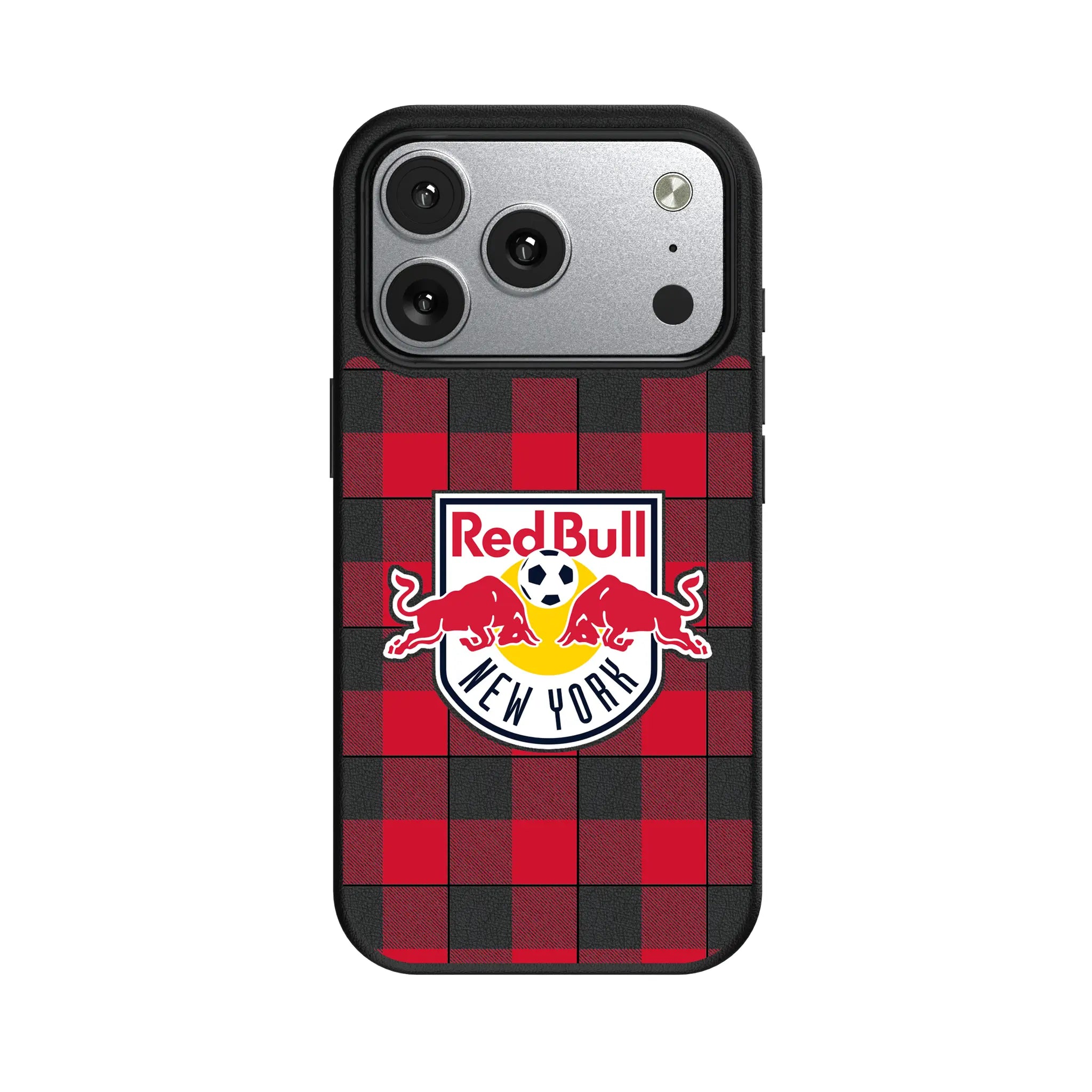 New York Red Bulls Plaid iPhone MagSafe Compatible Phone Case for Apple iPhone#Device_iPhone 17 Pro